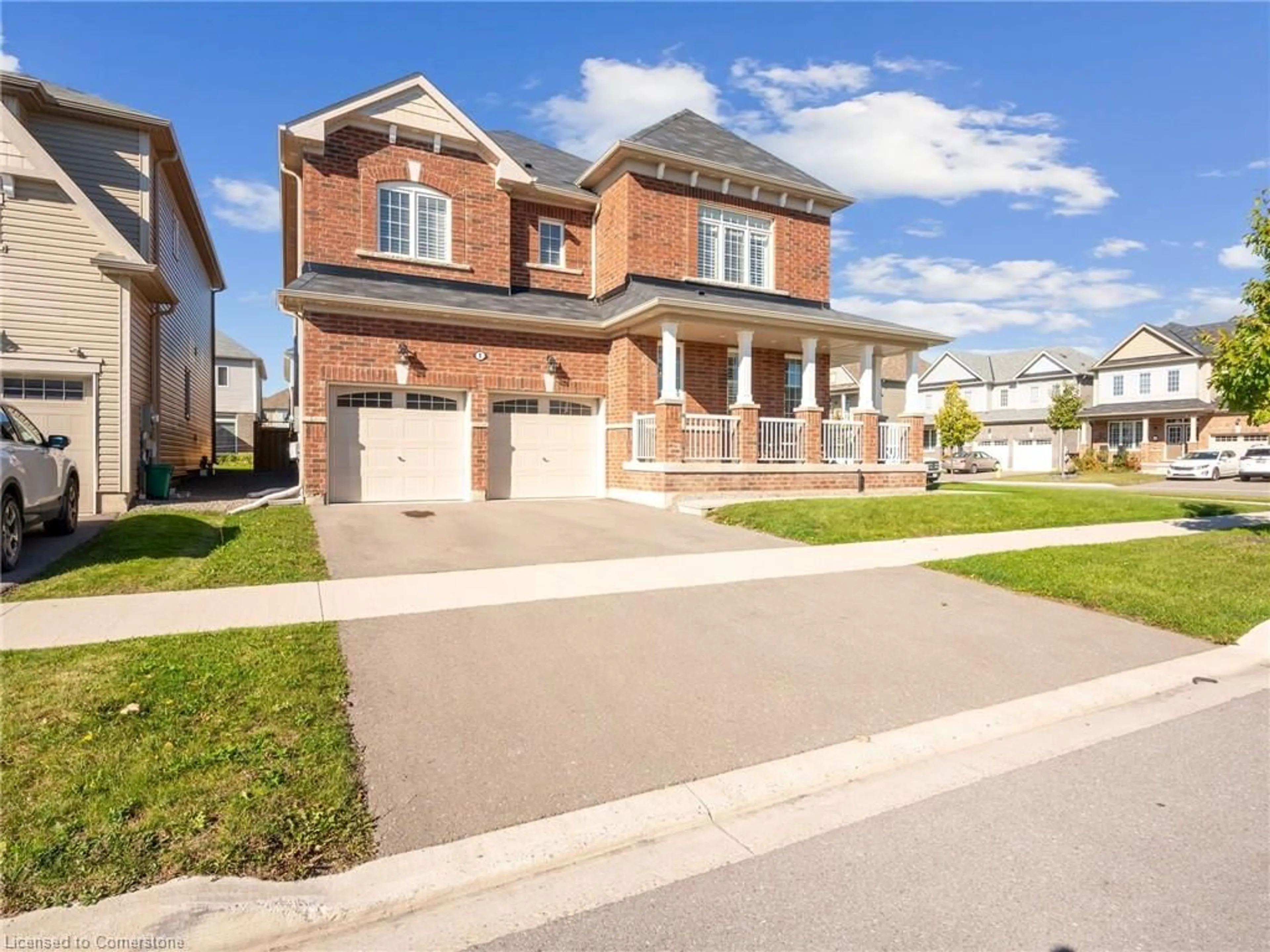 Home with brick exterior material for 1 Seanesy Dr, Niagara Falls Ontario L3B 5N5