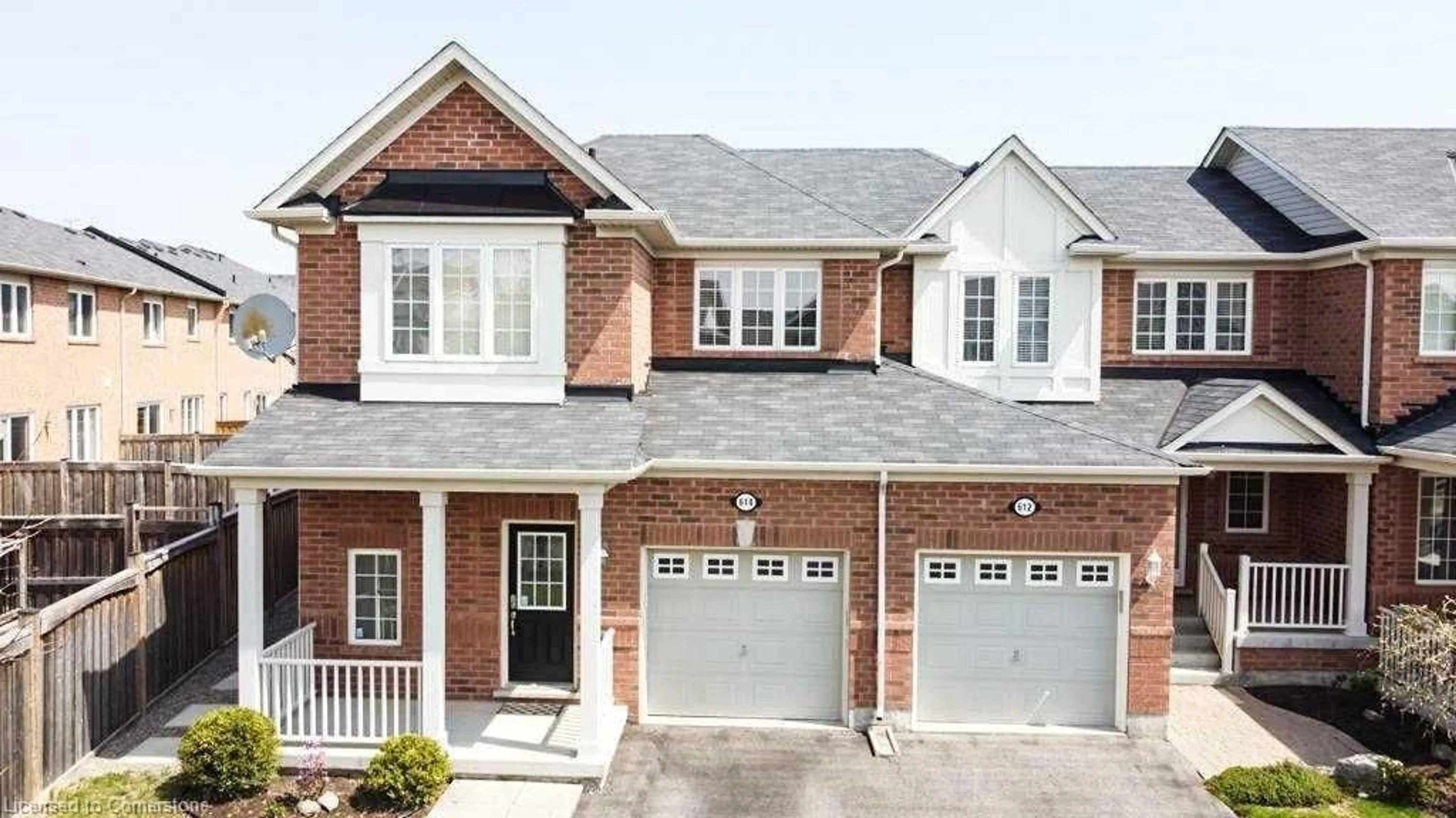 Home with brick exterior material for 614 Cargill Path, Milton Ontario L9T 7X2