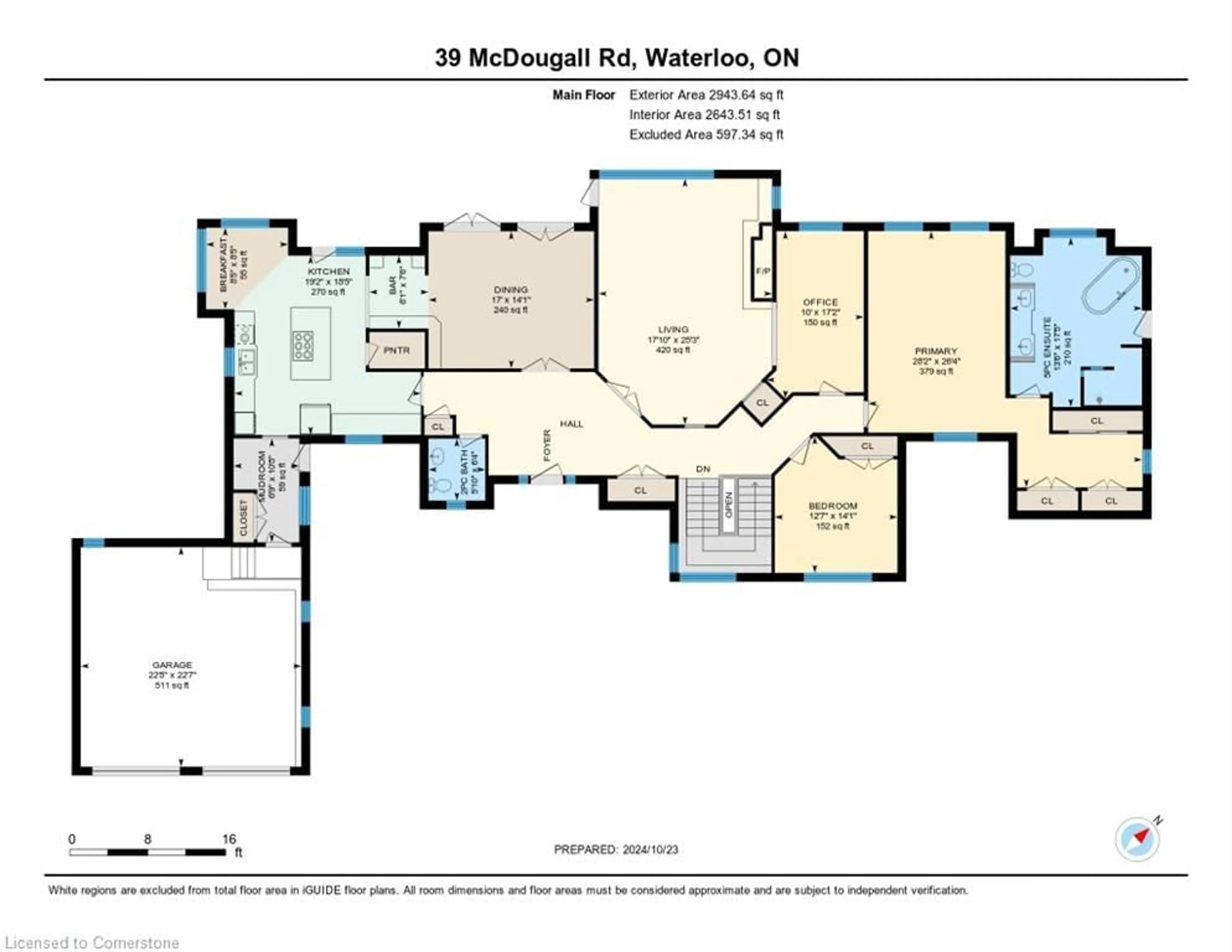 Floor plan for 39 Mcdougall Rd, Waterloo Ontario N2L 2W4