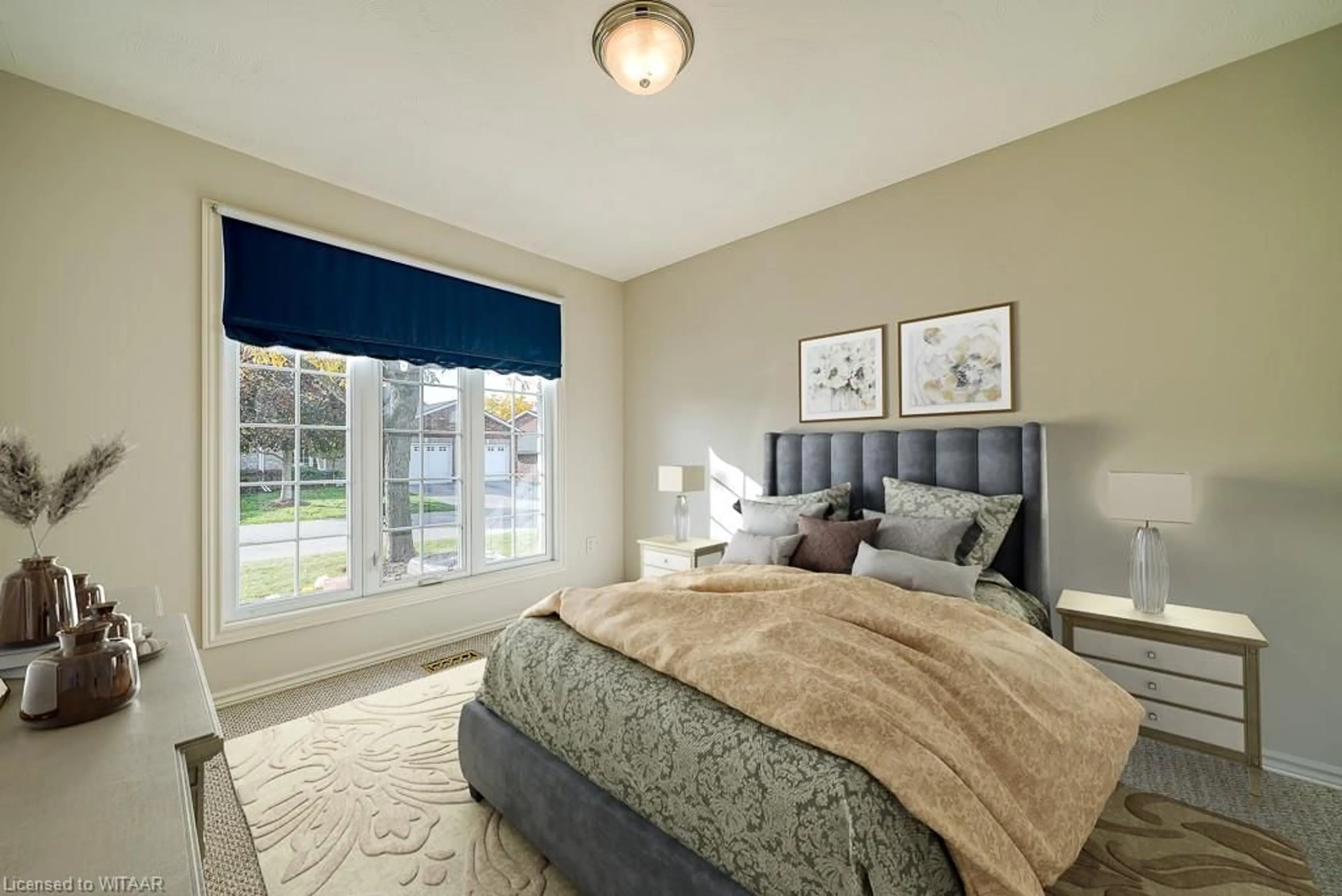 Bedroom, carpet floors for 53 Herons Landing Cres #18, Woodstock Ontario N4S 1V2