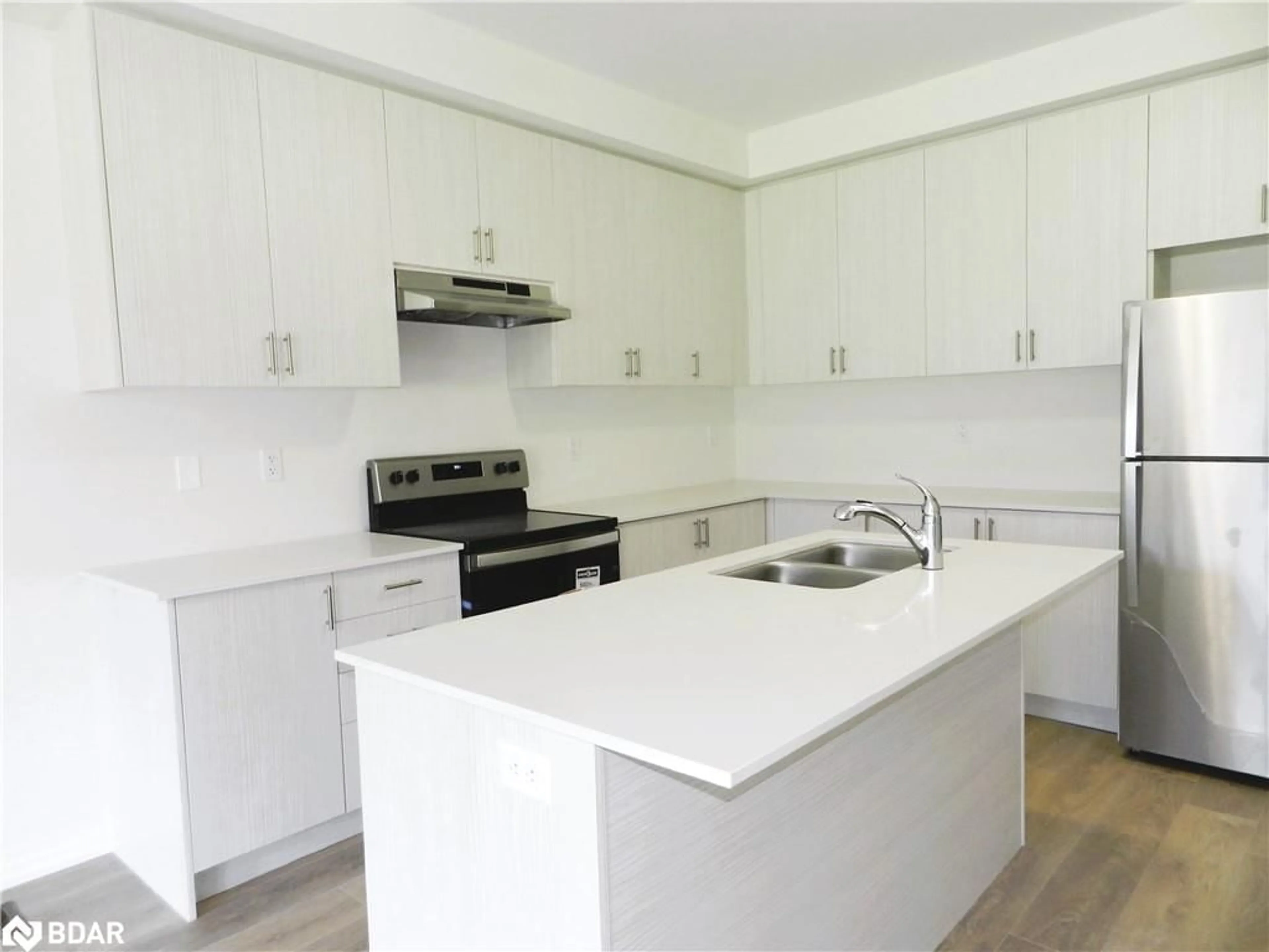 Standard kitchen, wood floors for 30 Bluebird Lane, Barrie Ontario L9J 0M3