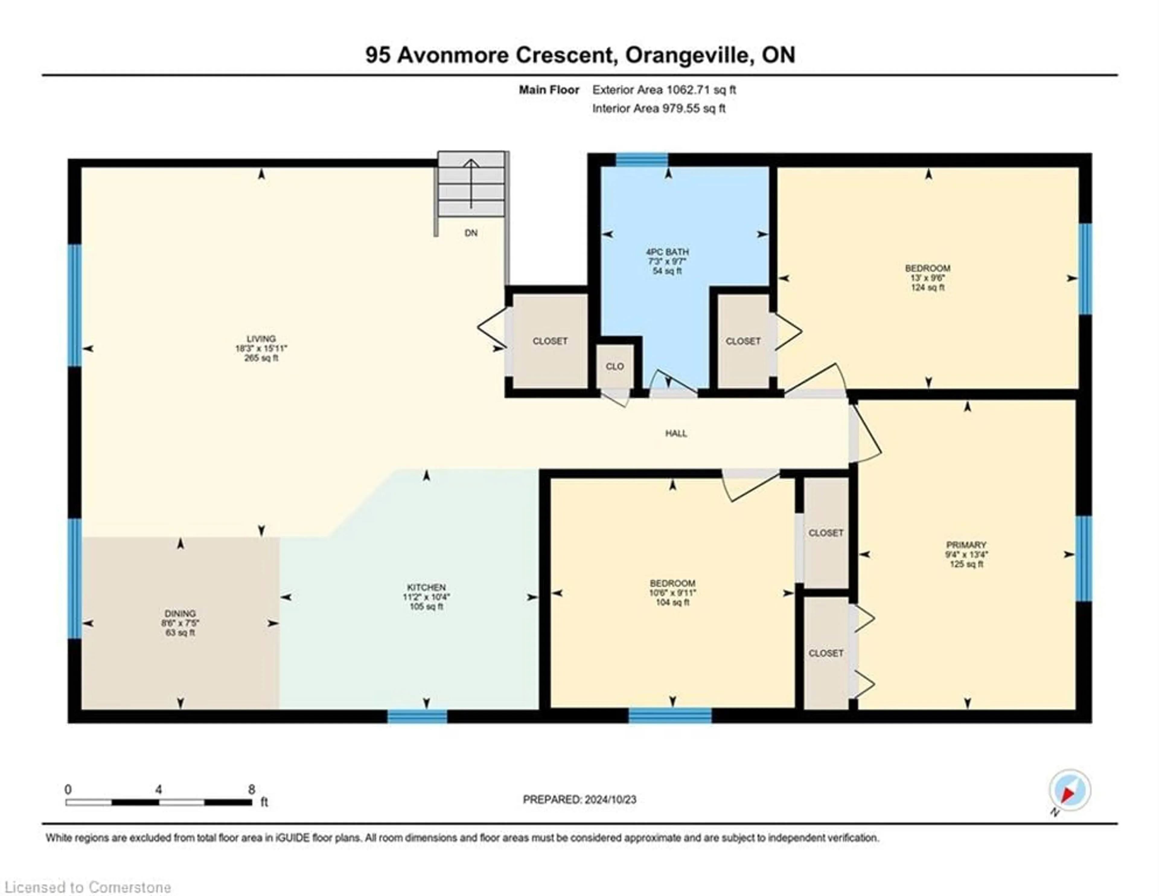 Floor plan for 95 Avonmore Cres, Orangeville Ontario L9W 3C2