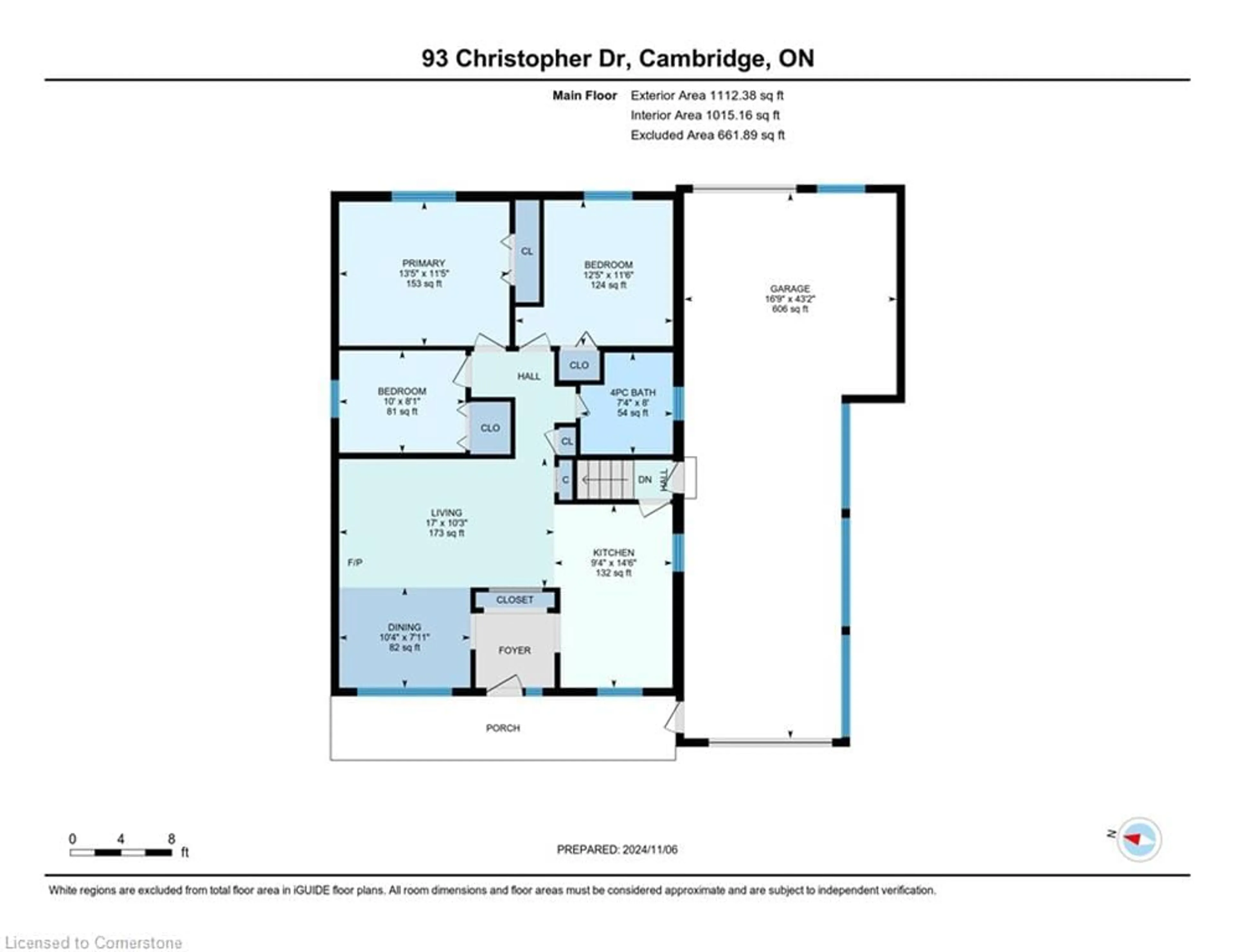 Floor plan for 93 Christopher Dr, Cambridge Ontario N1R 4S1