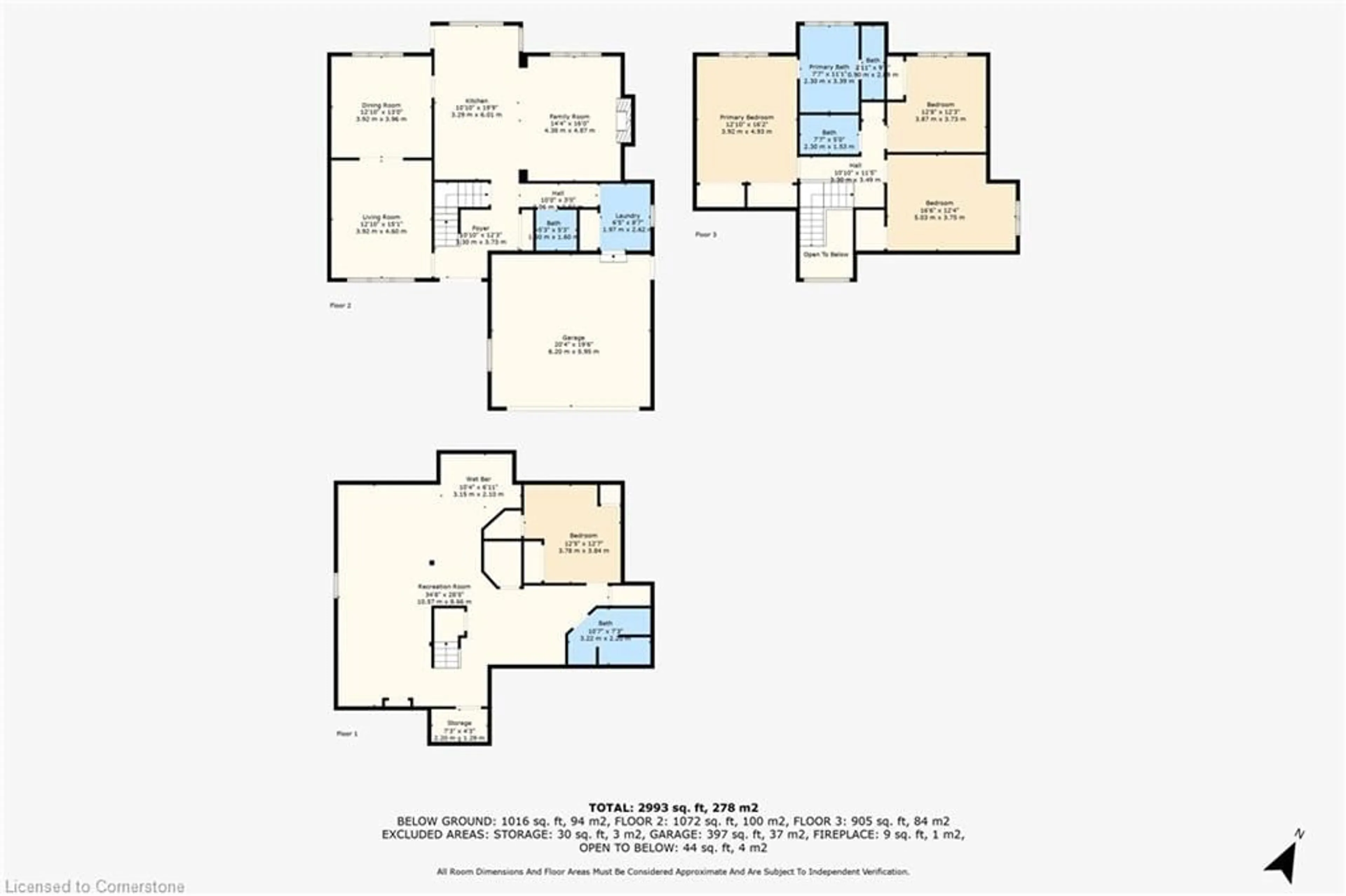 Floor plan for 67 Robinson Lane, London Ontario N5X 3V4