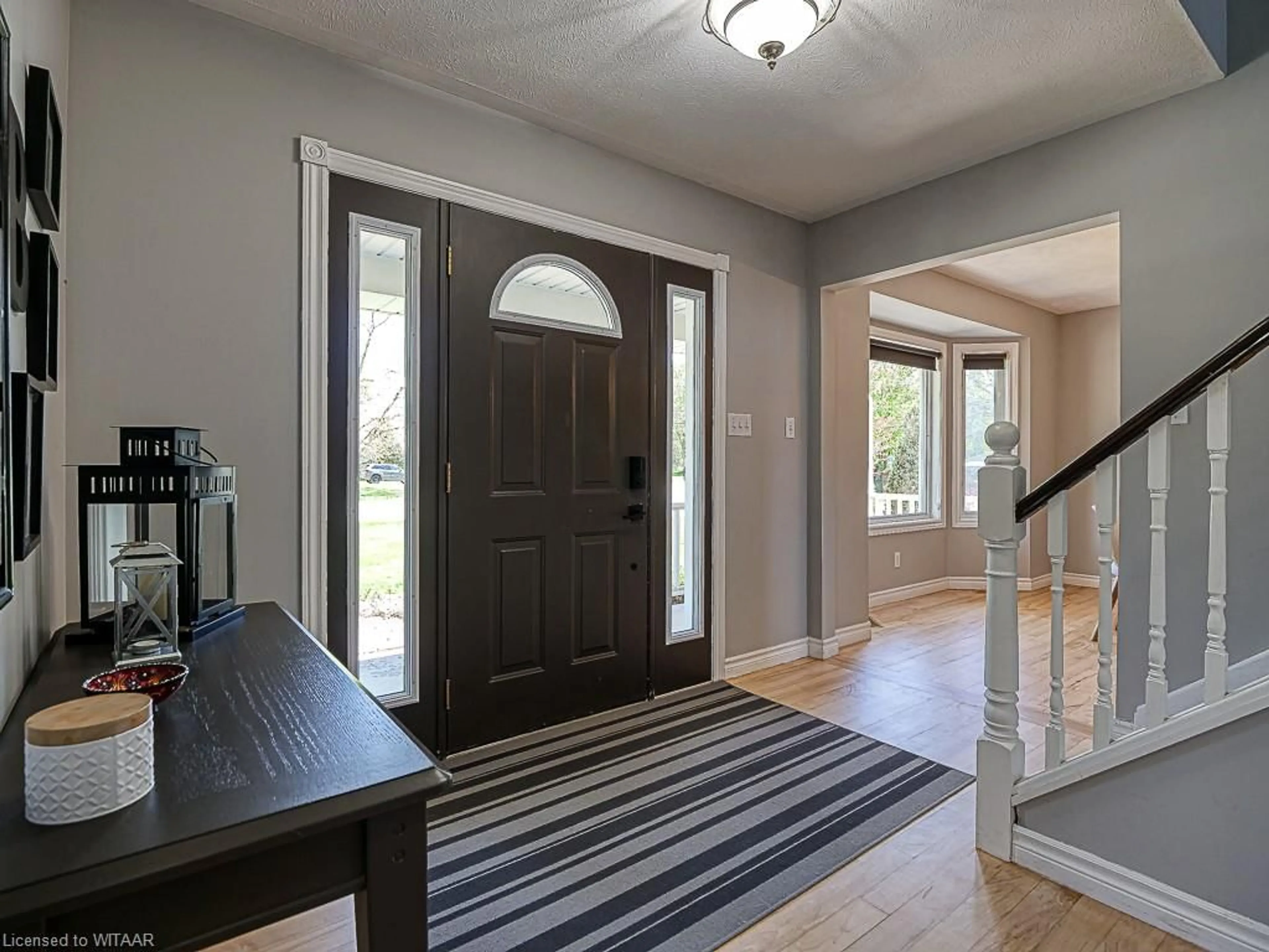 Indoor entryway, wood floors for 714645 Middletown Line, Oxford Centre Ontario N4S 7W3