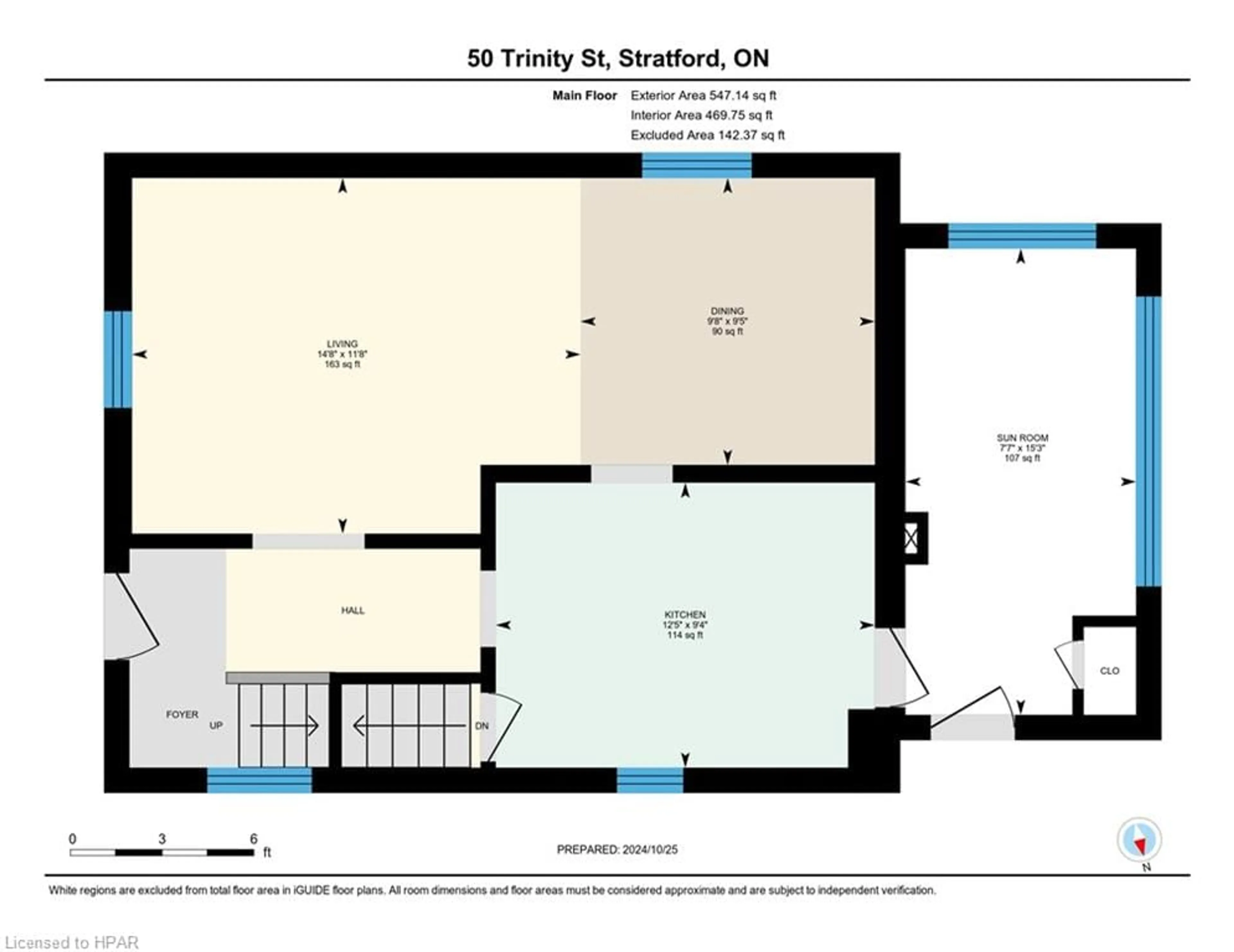 Floor plan for 50 Trinity St, Stratford Ontario N5A 4P4