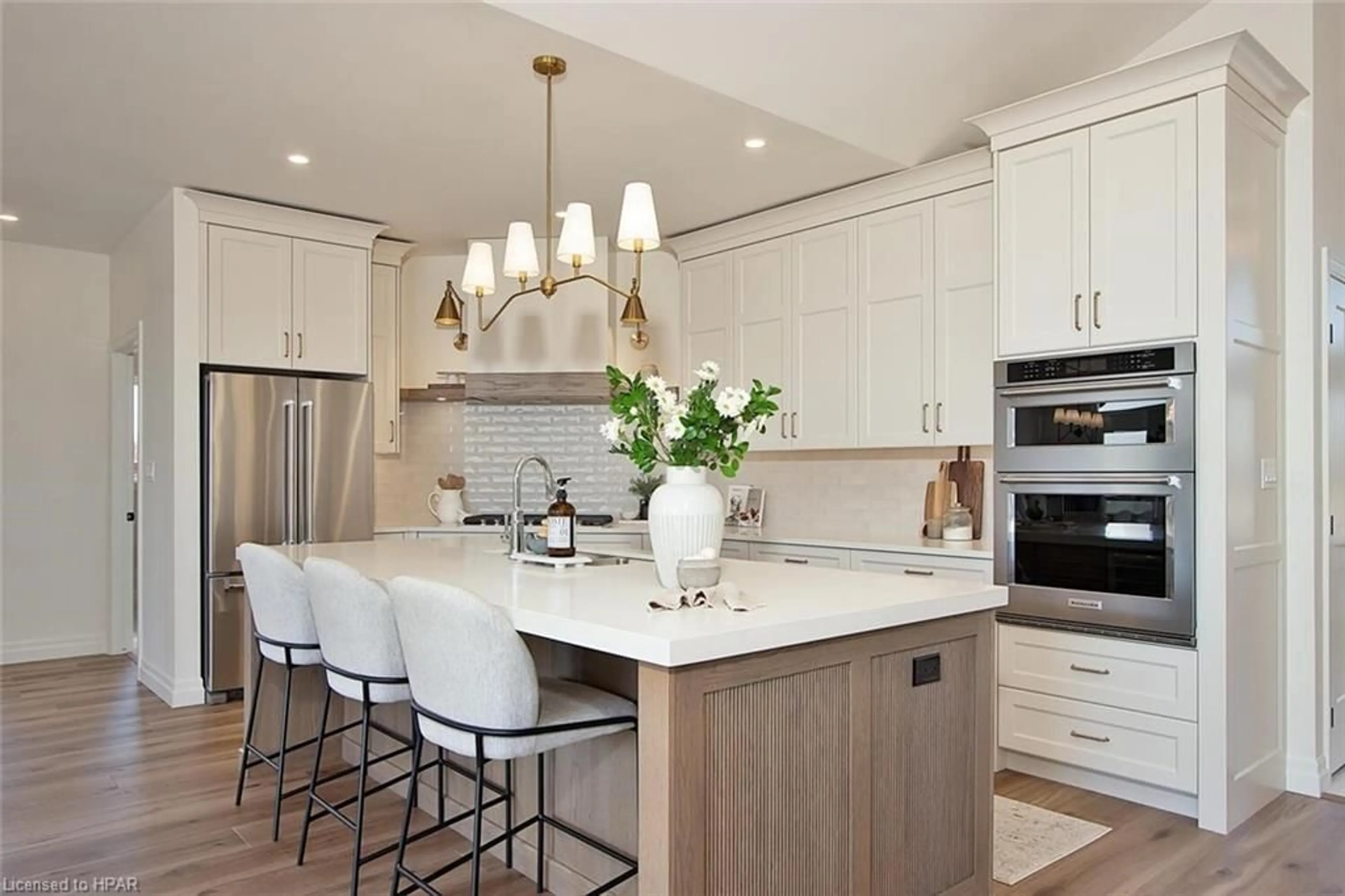 Contemporary kitchen, wood floors, cottage for 73588 Irene Crescent, Zurich Ontario N0M 2T0