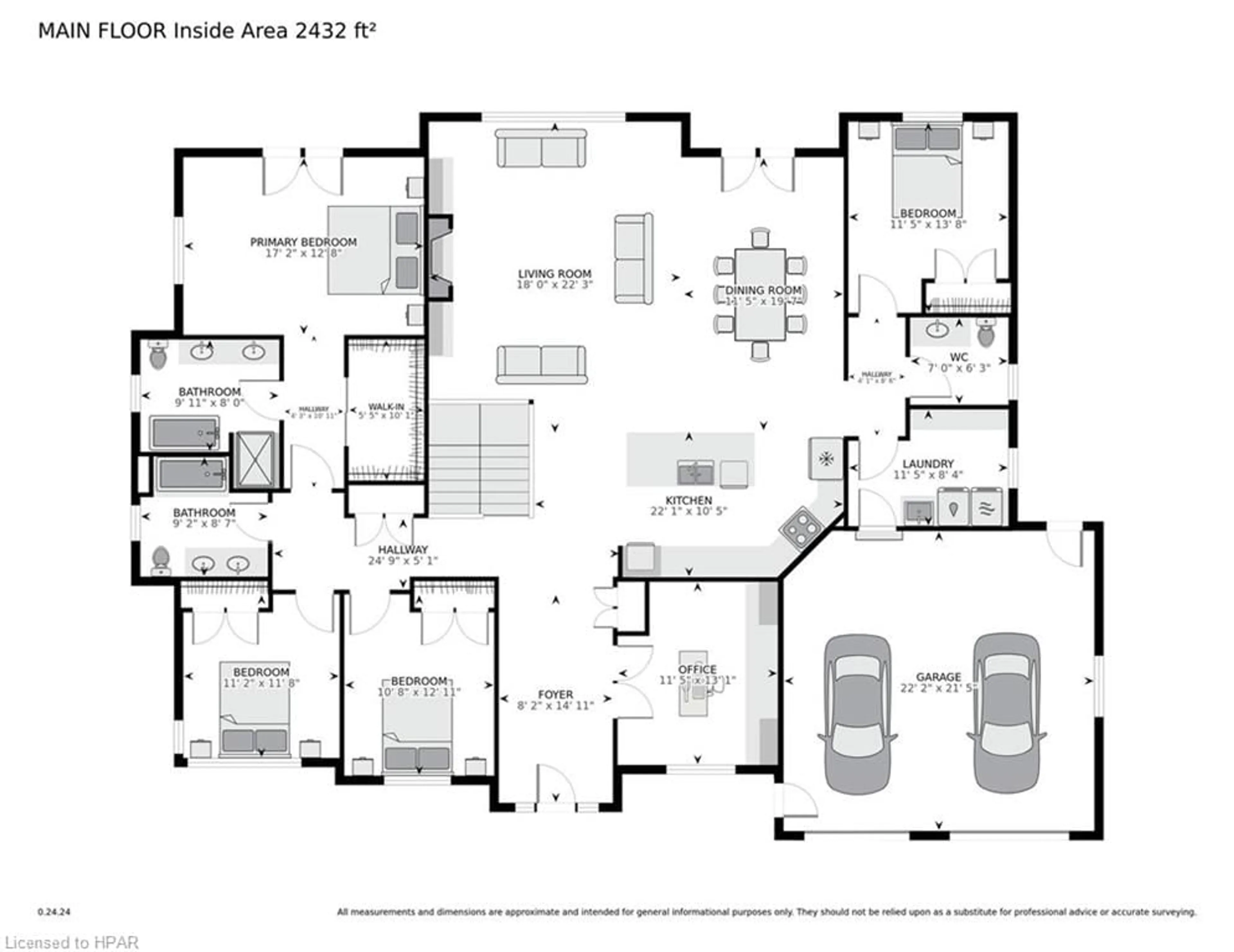 Floor plan for 73588 Irene Crescent, Zurich Ontario N0M 2T0