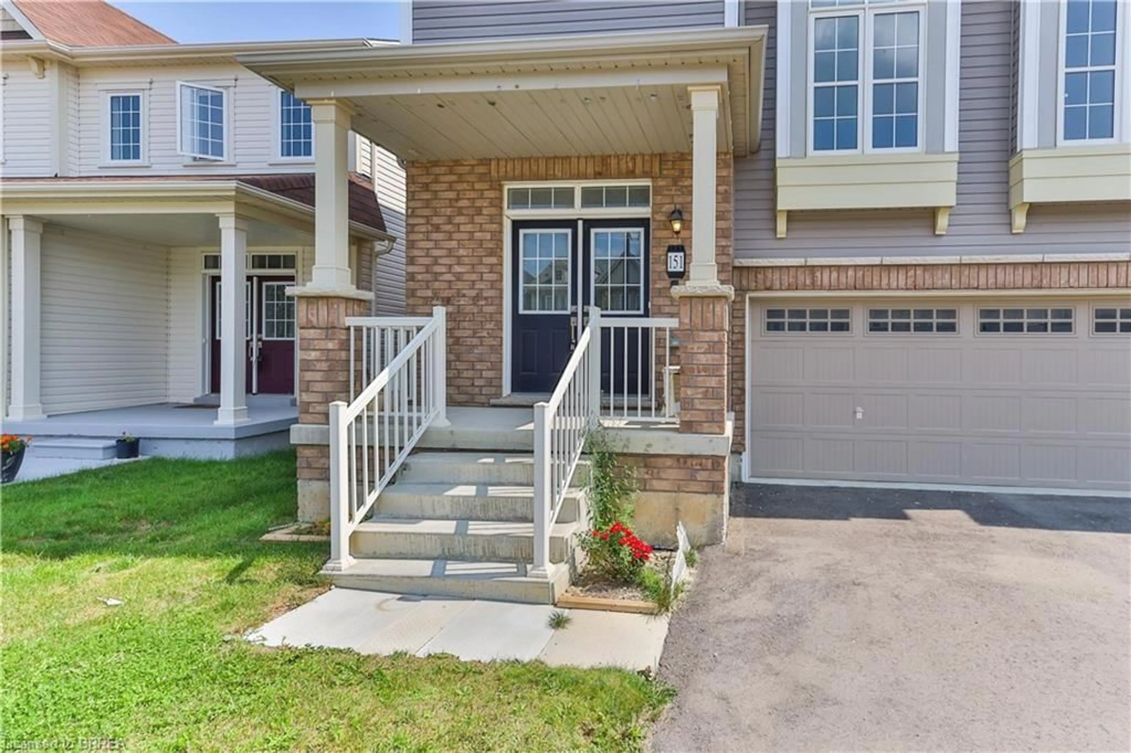 Home with brick exterior material for 151 Longboat Run, Brantford Ontario N3T 0R9