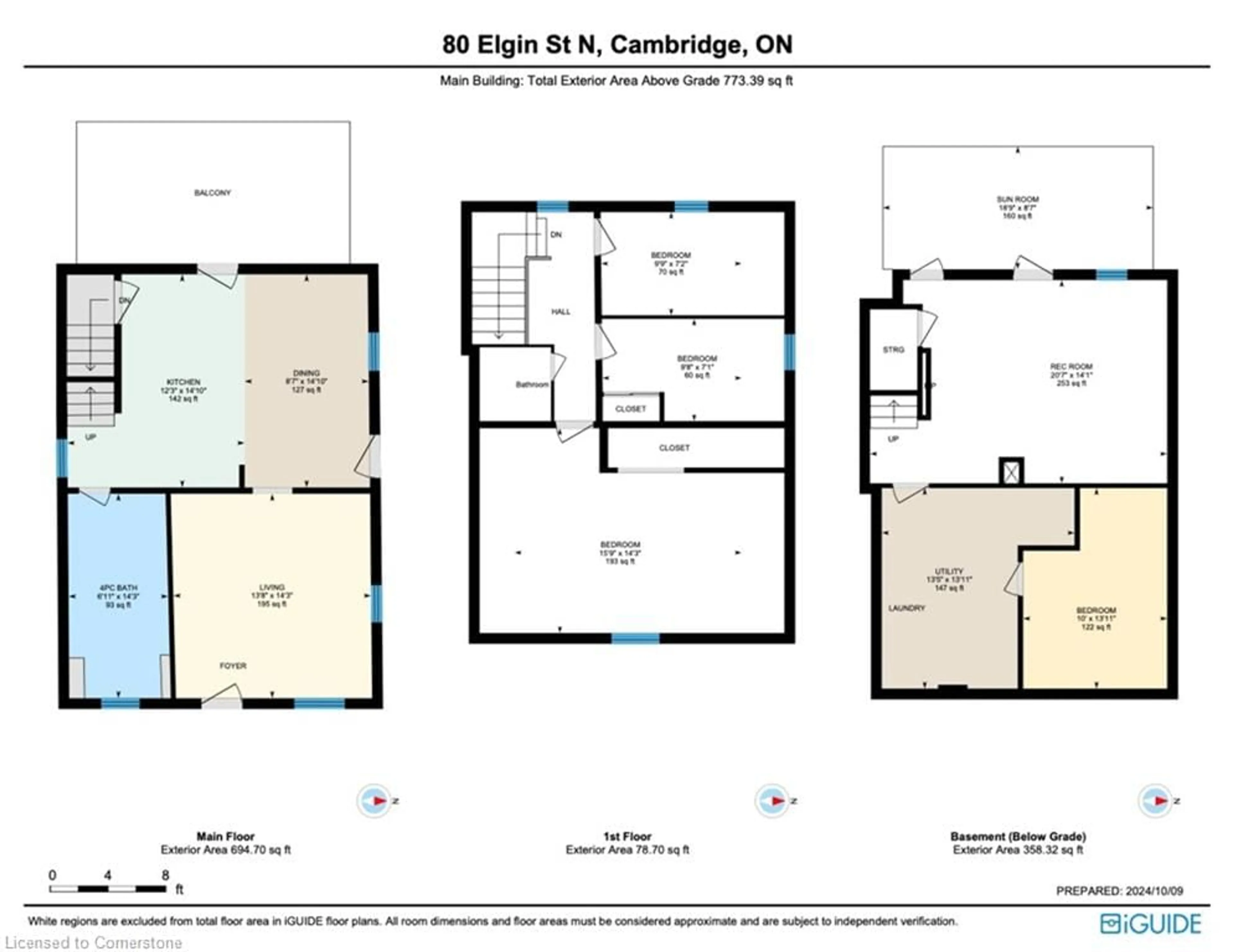 Floor plan for 80 Elgin St N St, Cambridge Ontario N1R 5H3