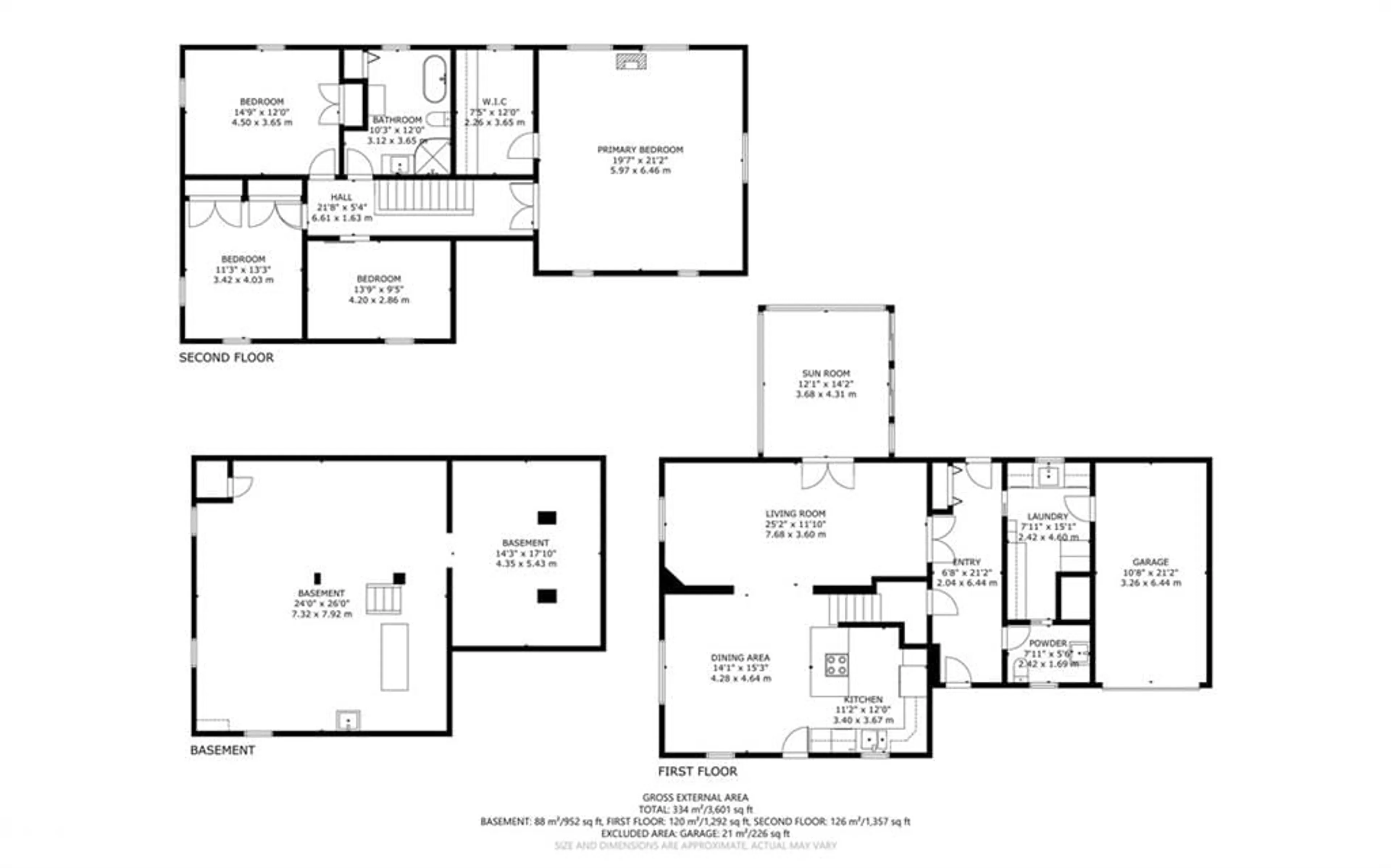 Floor plan for 1236 Butter And Egg Road Rd, Bracebridge Ontario P1L 1X4