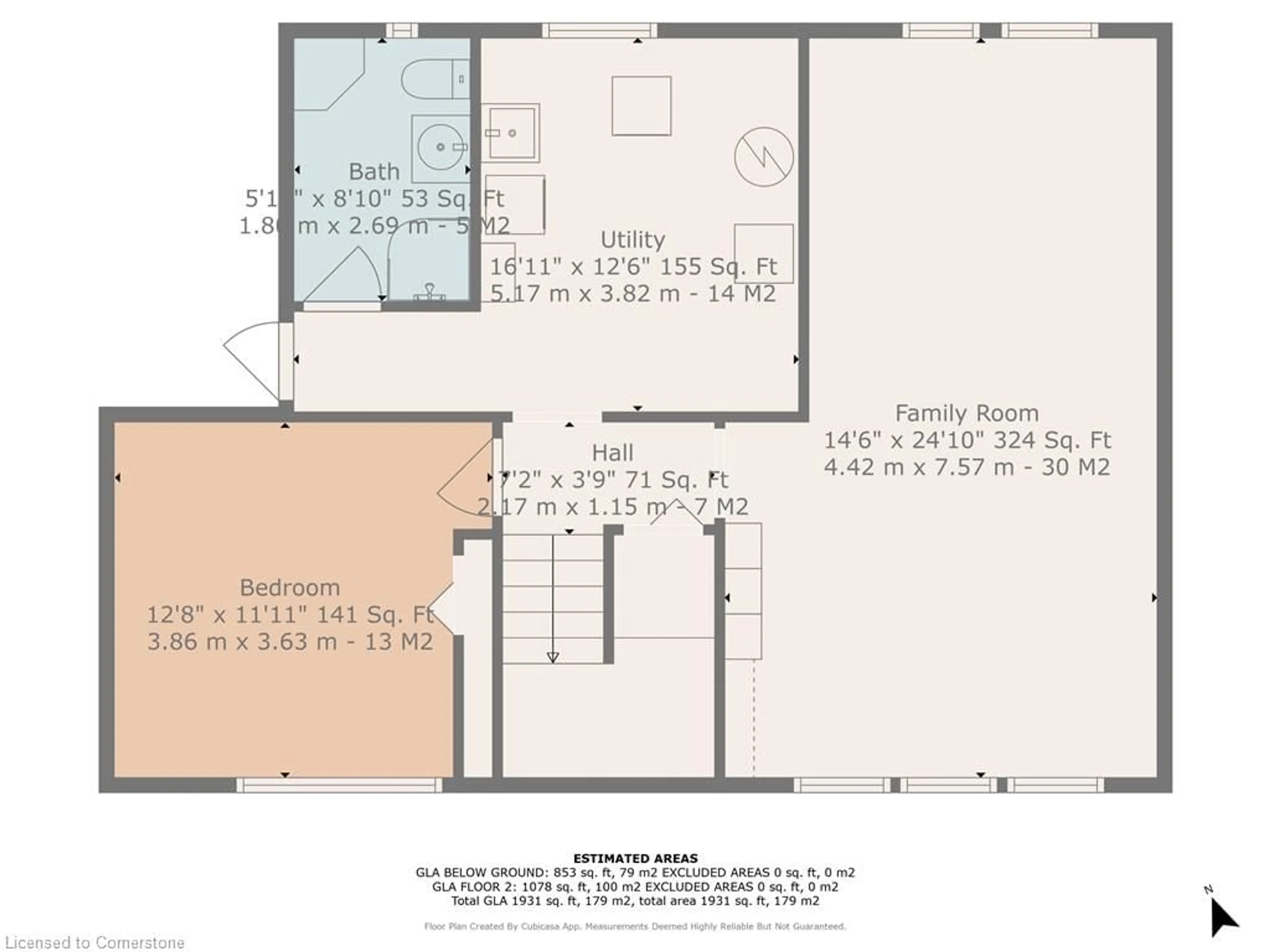 Floor plan for 37 Summit Ave, Kitchener Ontario N2M 4W4