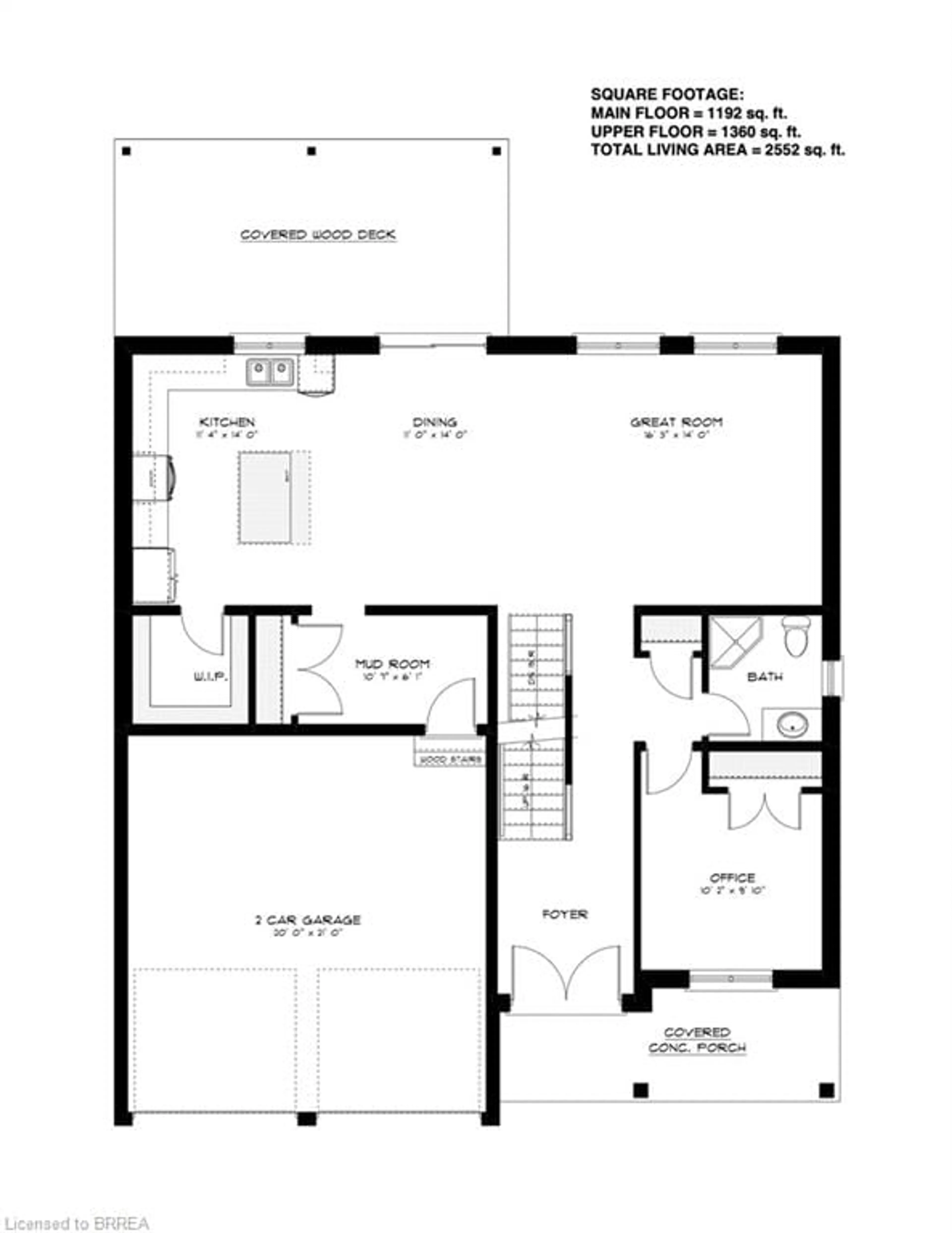 Floor plan for 104 Oak Ave, Paris Ontario N3K 0J6