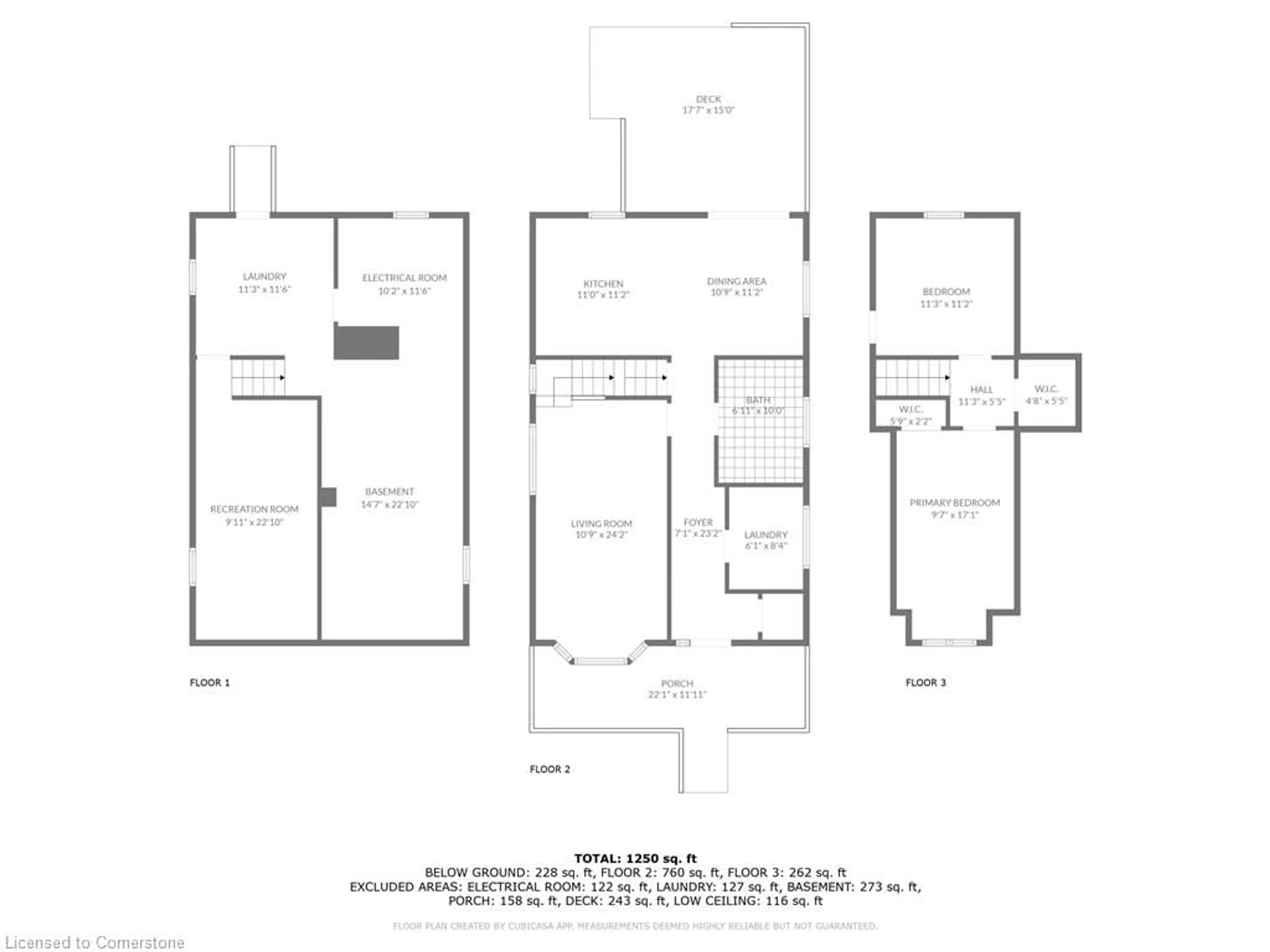 Floor plan for 65 Tuxedo Ave, Hamilton Ontario L8H 4P6