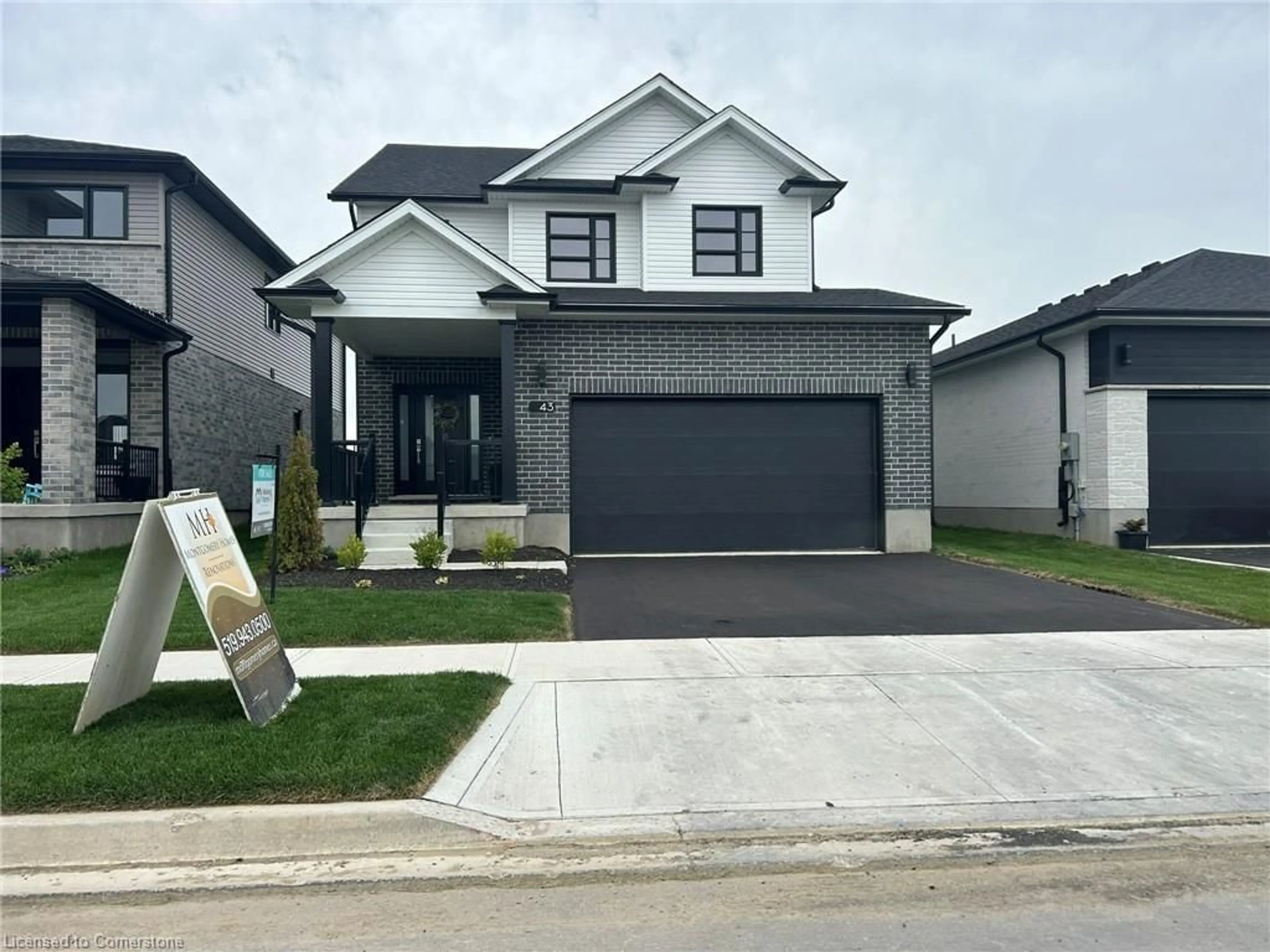 Frontside or backside of a home, the street view for 43 Weymouth St, Elmira Ontario N3B 0E6