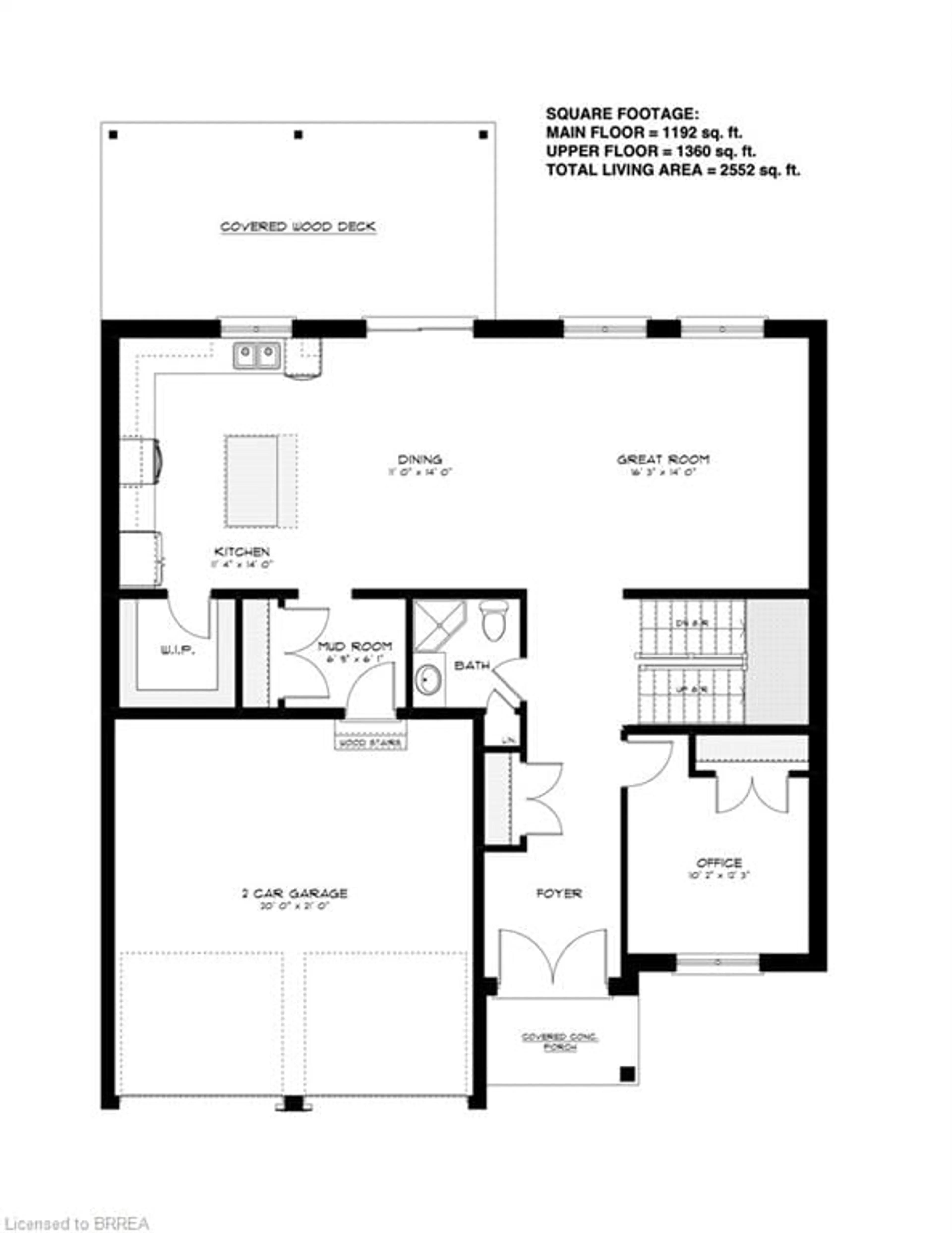 Floor plan for 102 Oak Ave, Paris Ontario N3L 0J6