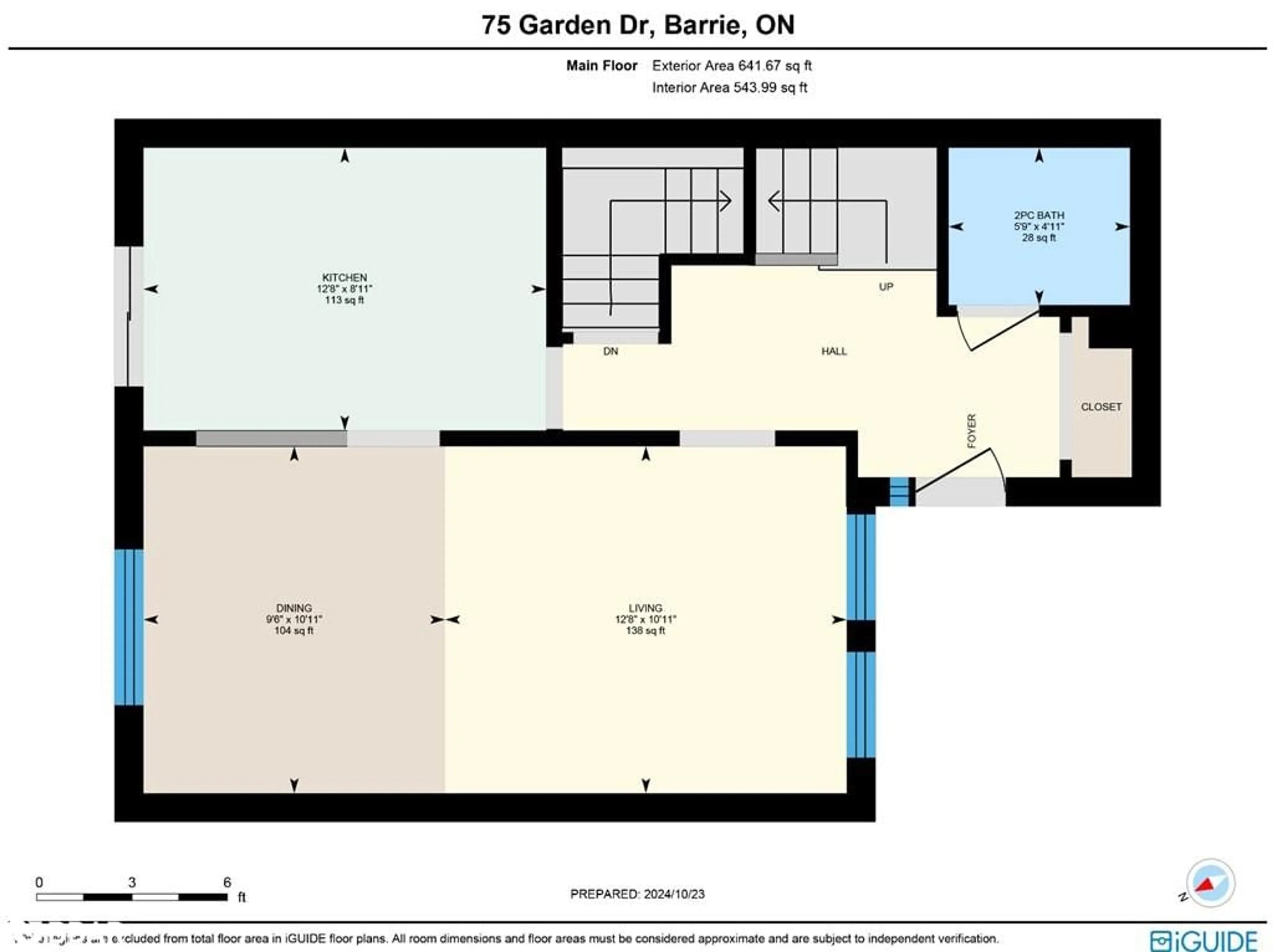 Floor plan for 75 Garden Dr, Barrie Ontario L4N 5T9