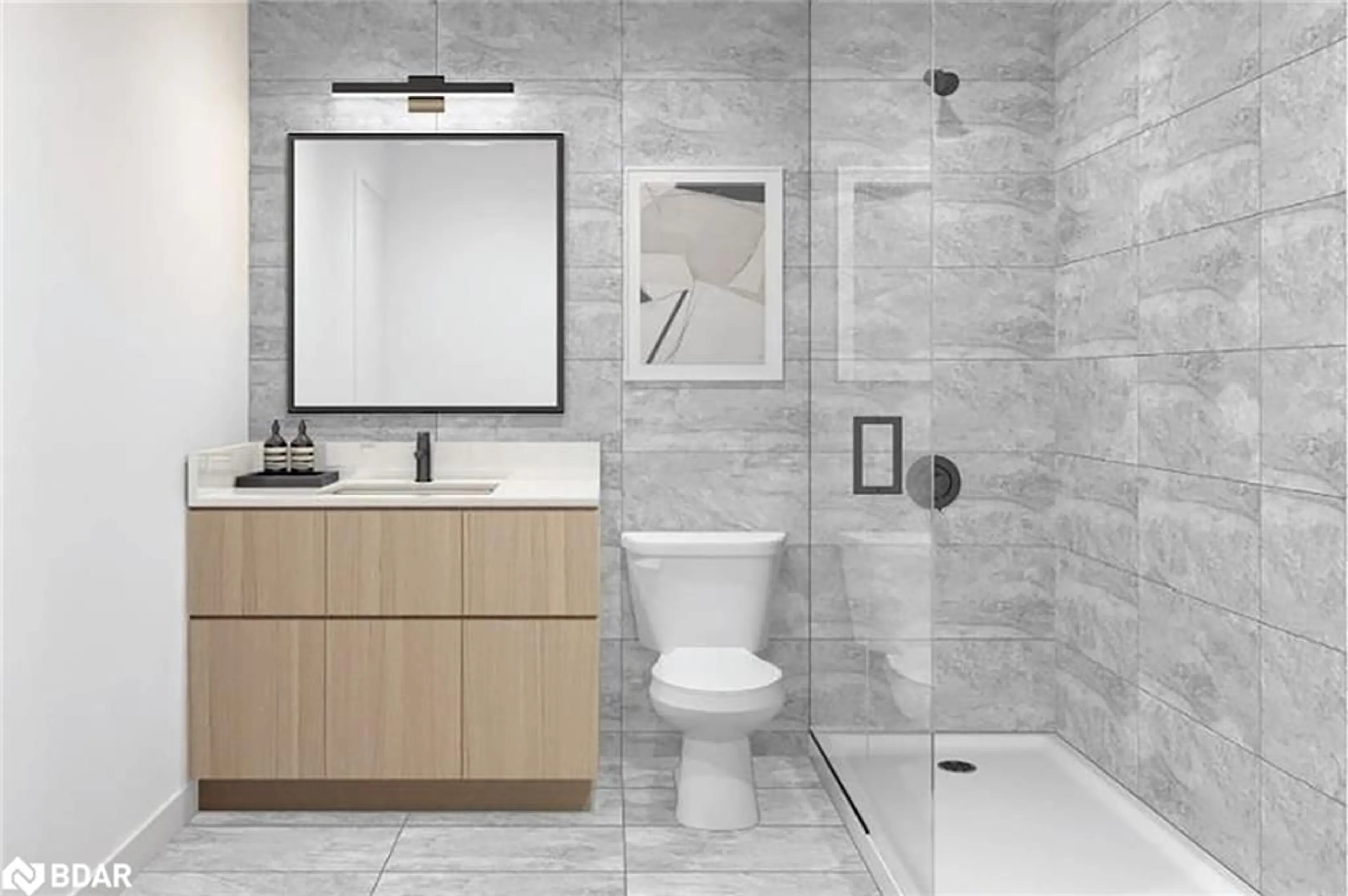 Contemporary bathroom, ceramic floors for 31 Huron St #410, Collingwood Ontario L9Y 1C3