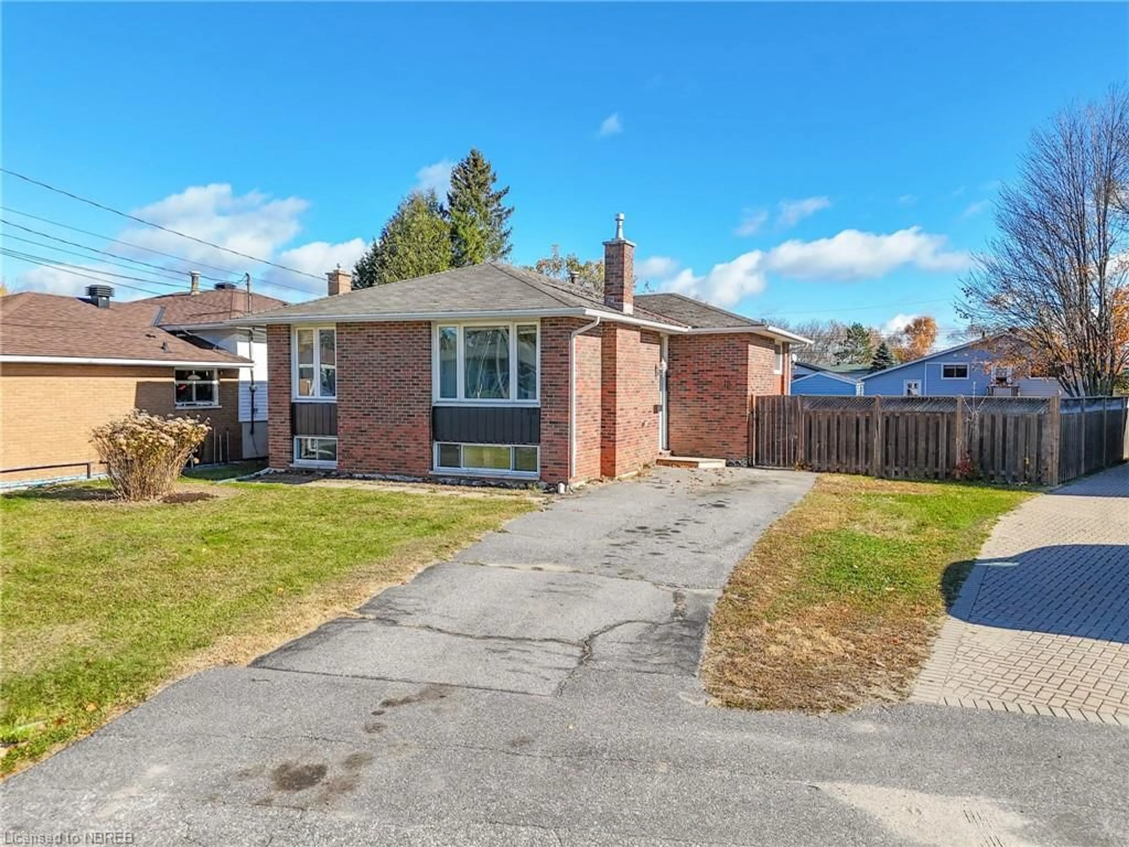 Frontside or backside of a home, the street view for 16 Cecelia Crt, North Bay Ontario P1A 2S3