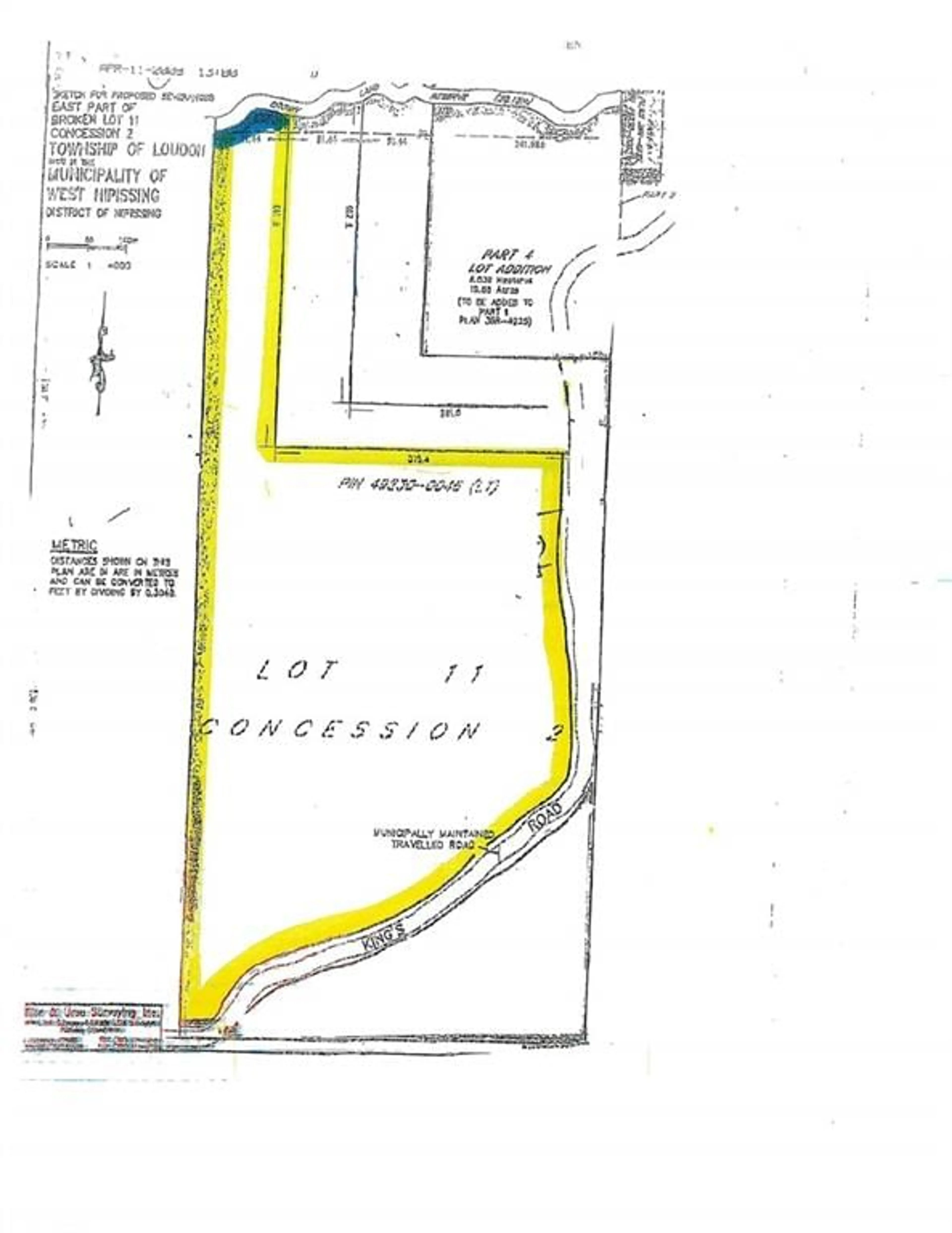 Floor plan for LOT 3 Lemieux Rd, North Monetville Ontario P0M 2K0