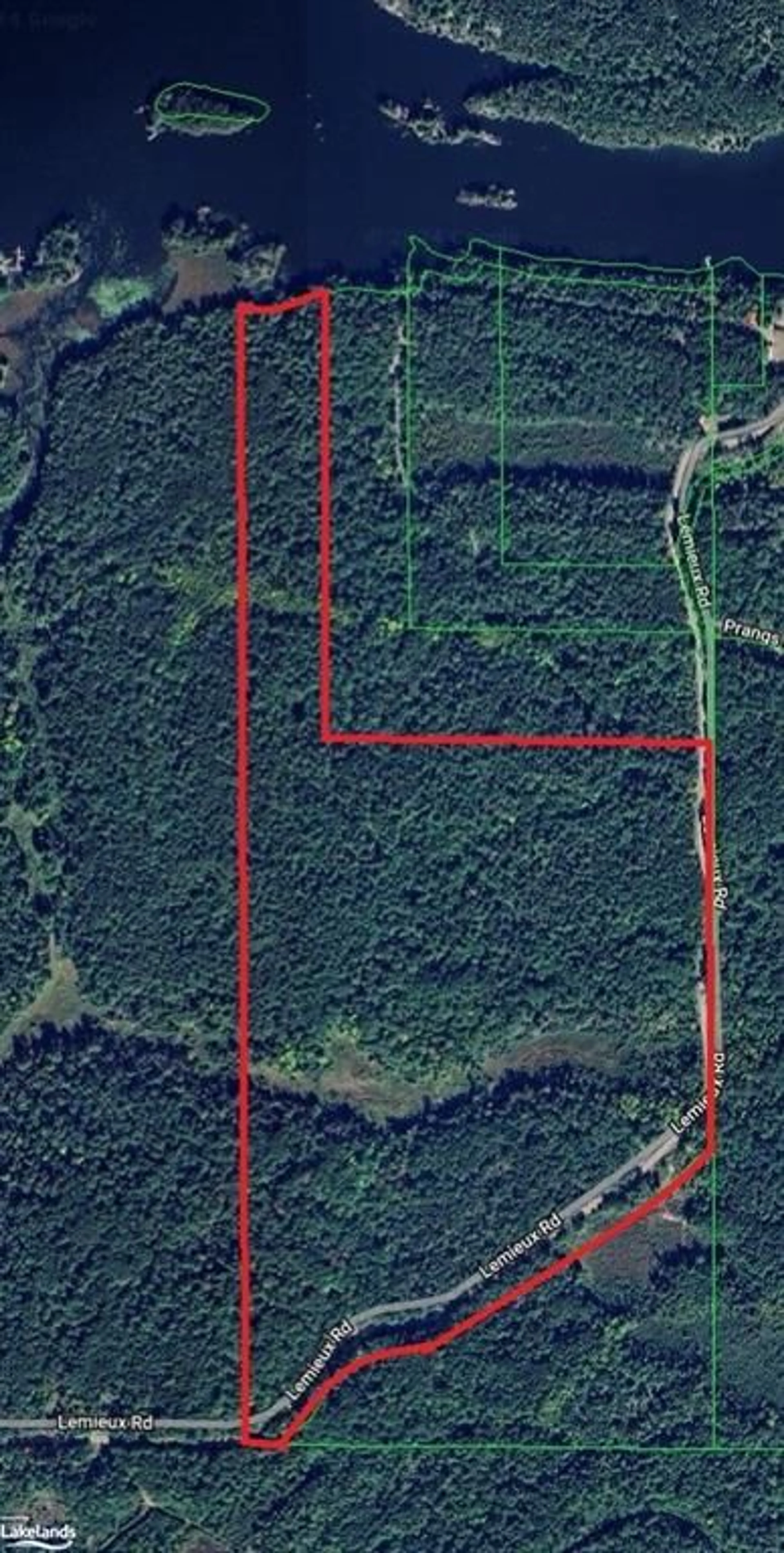 Picture of a map for LOT 3 Lemieux Rd, North Monetville Ontario P0M 2K0