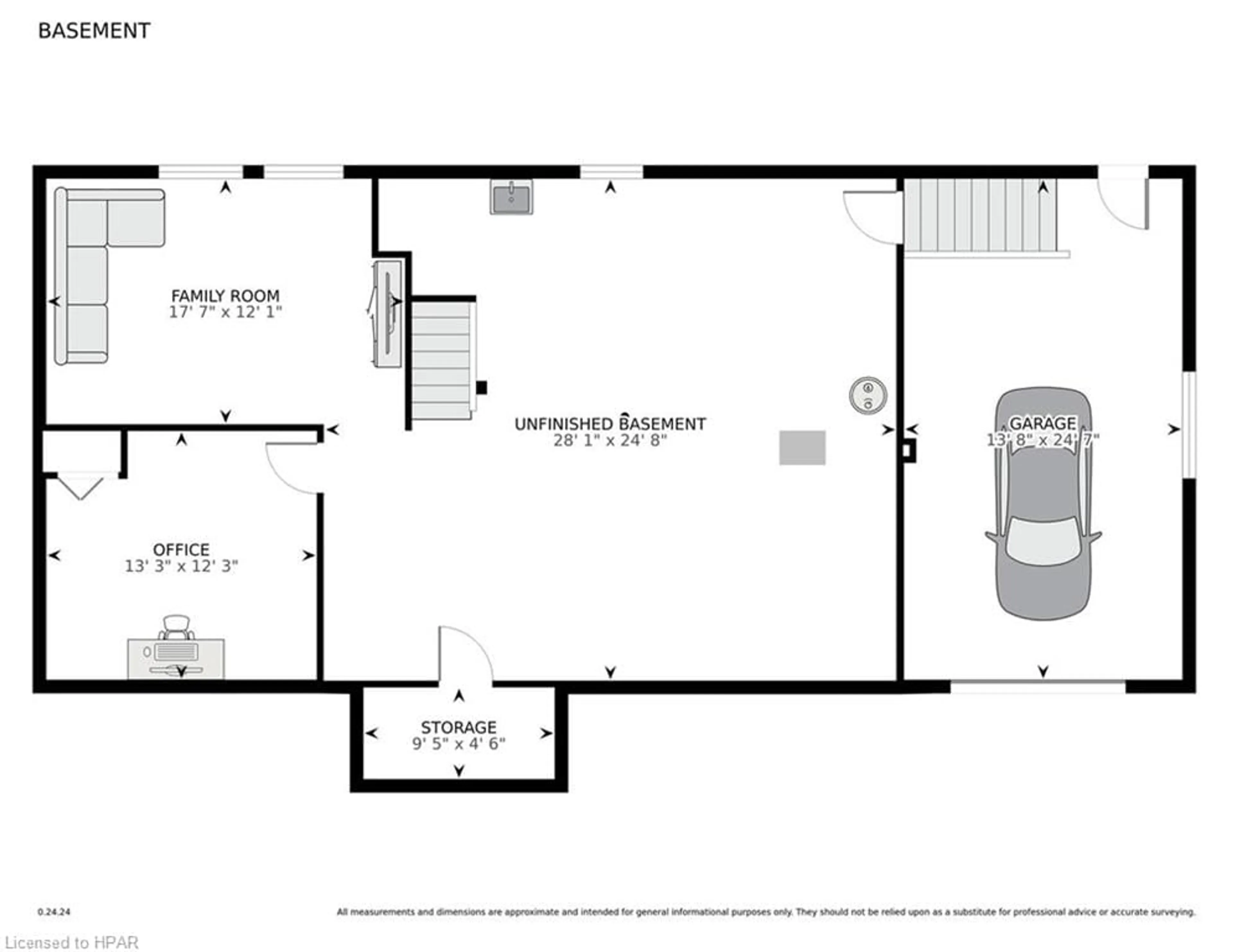 Floor plan for 670 Queen St, St. Marys Ontario N4X 1C4