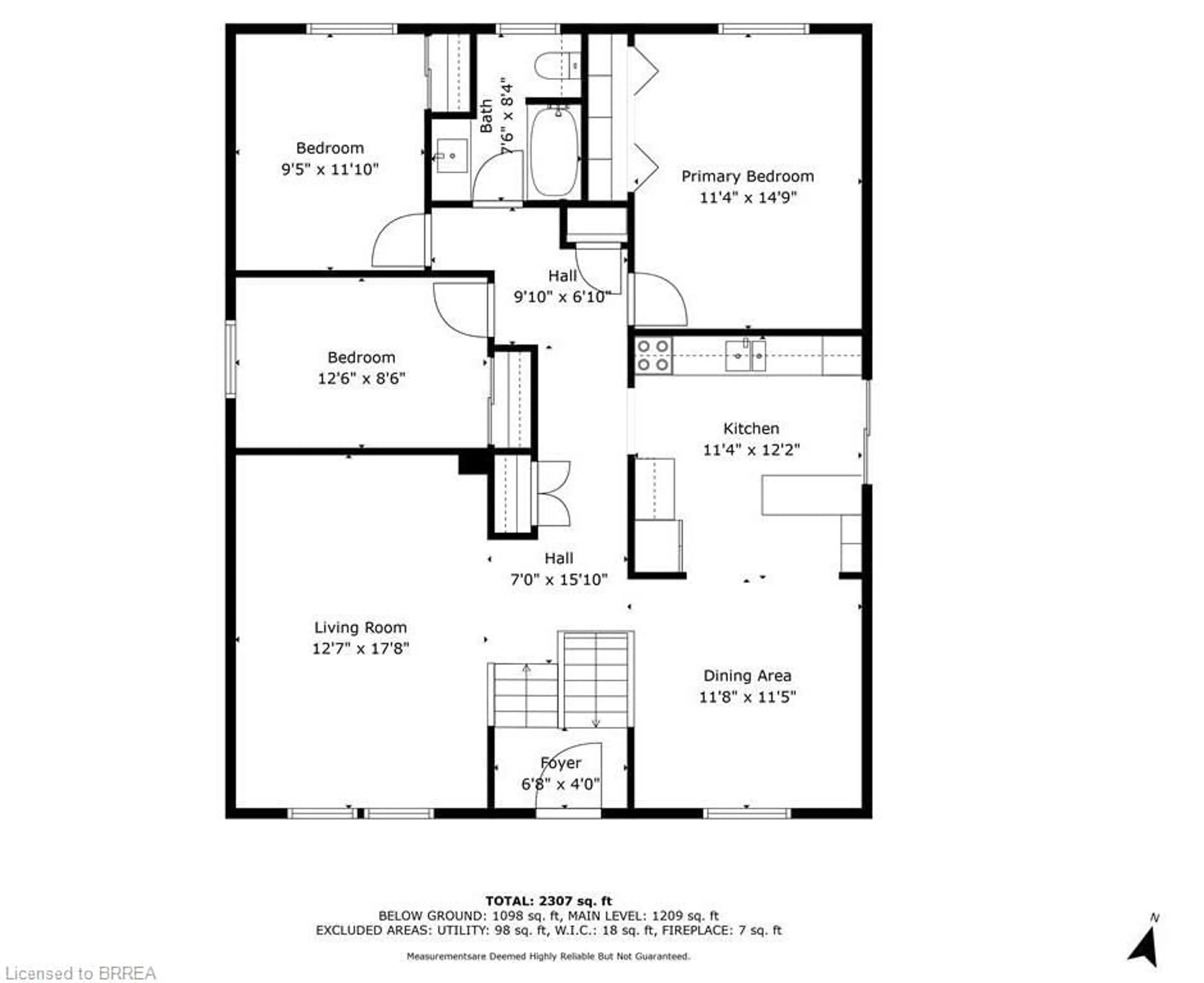 Floor plan for 7 Fieldgate Dr, Brantford Ontario N3P 1L3