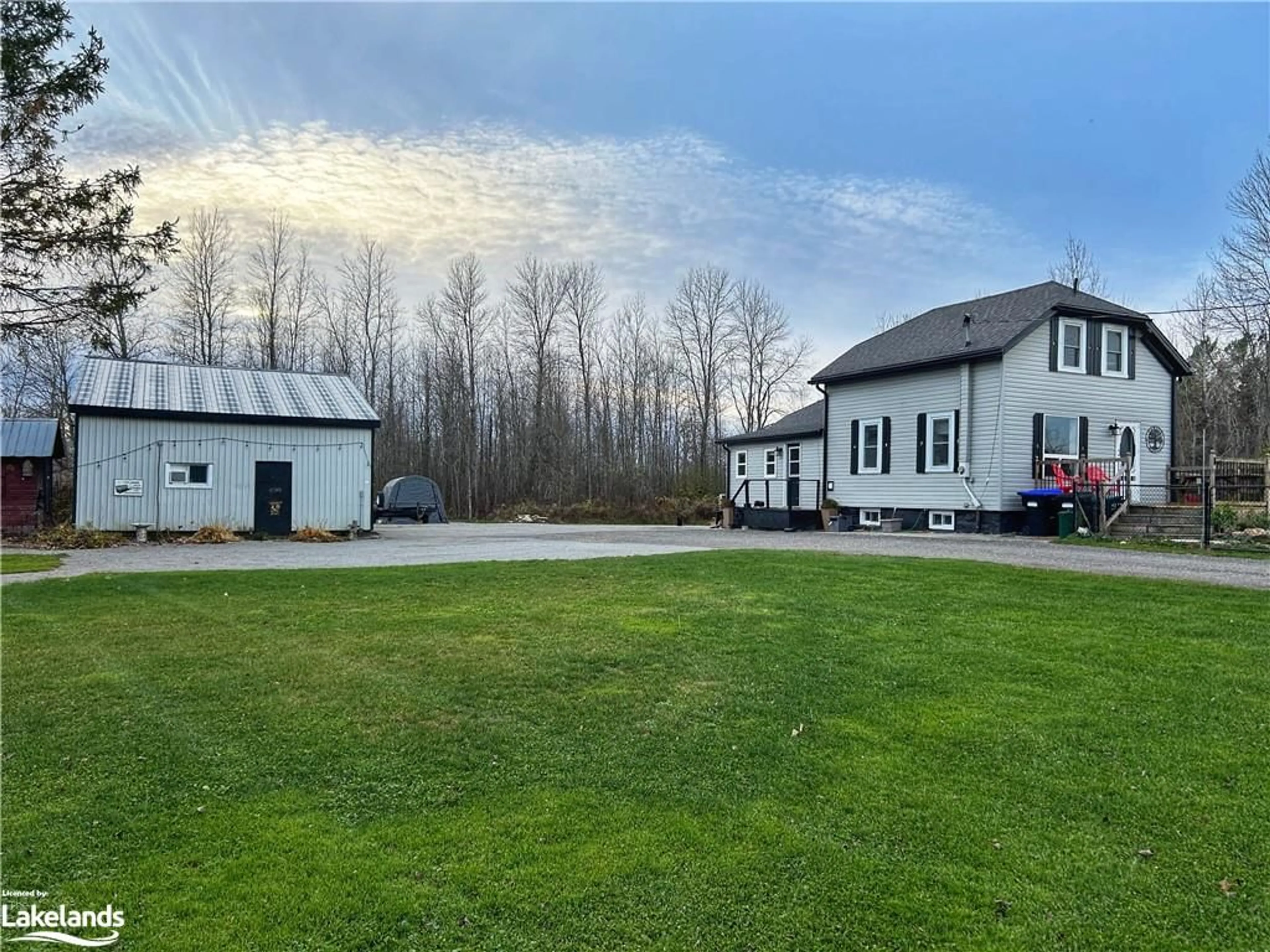 Frontside or backside of a home, the front or back of building for 2066 Irish Line, Coldwater Ontario L0K 1E0