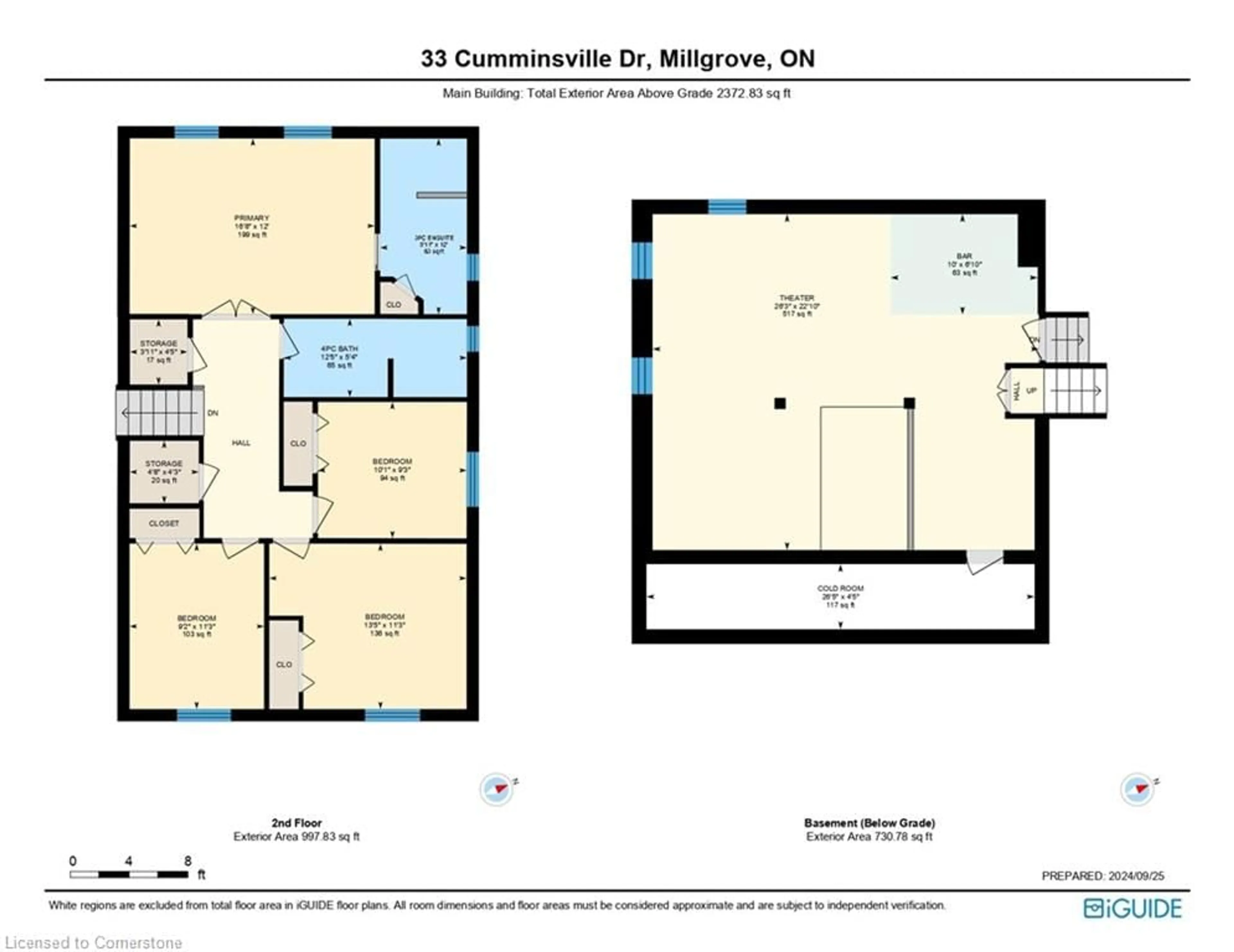 Floor plan for 33 Cumminsville Dr, Flamborough Ontario L0R 1V0