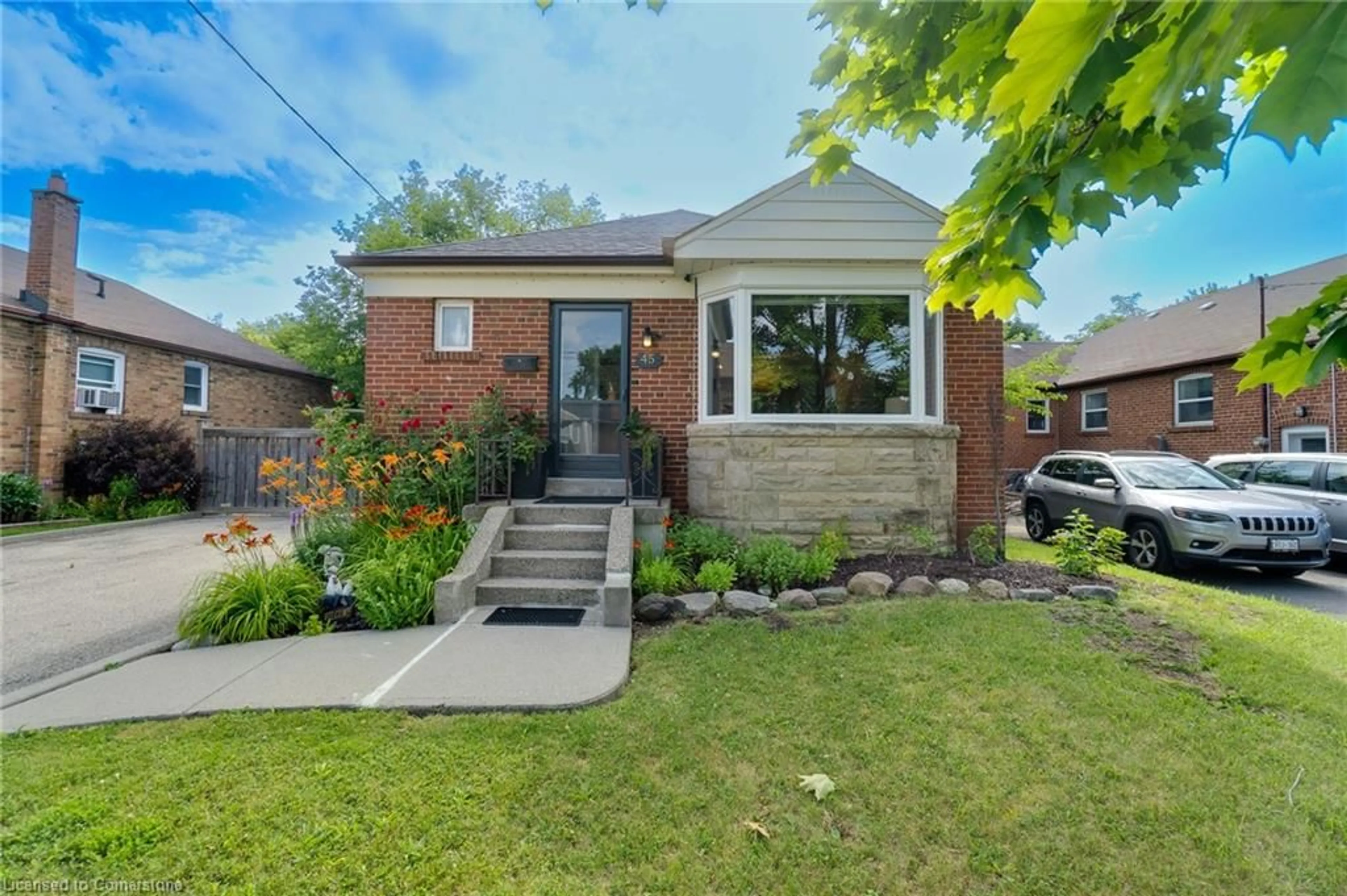 Home with brick exterior material for 45 Mayall Ave, Toronto Ontario M3L 1E7