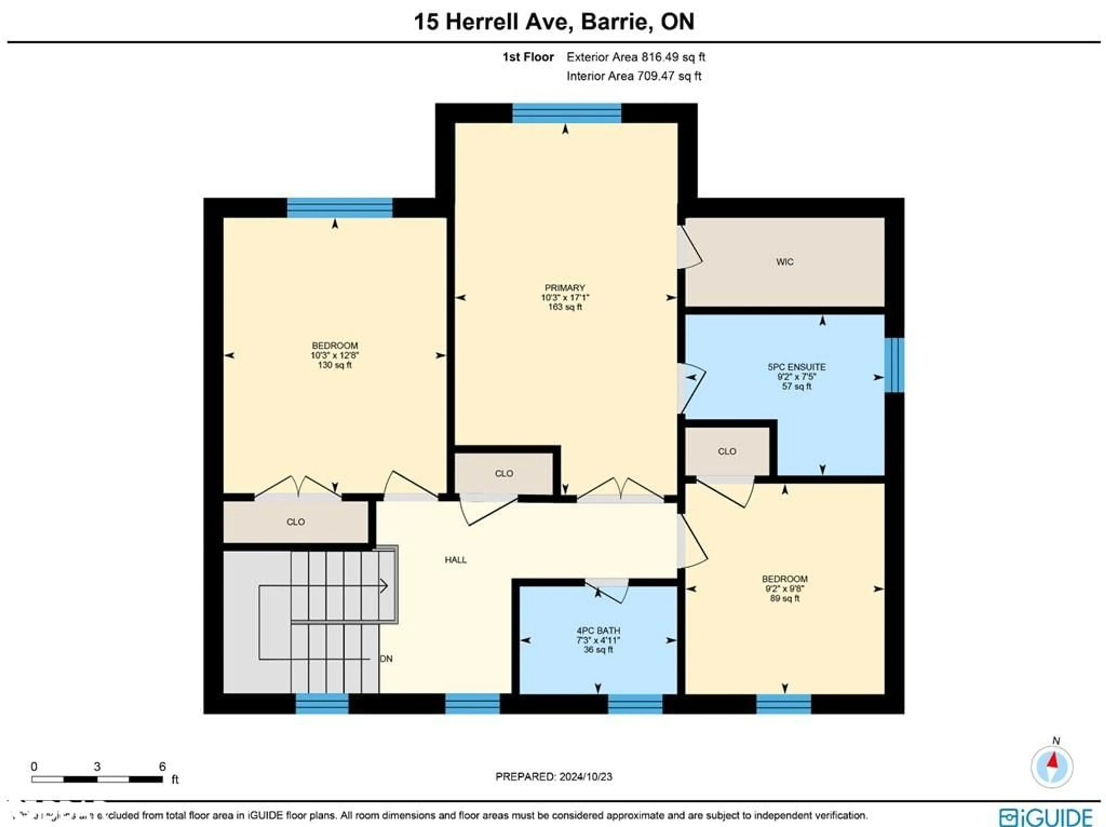 Floor plan for 15 Herrell Ave, Barrie Ontario L4N 6T5