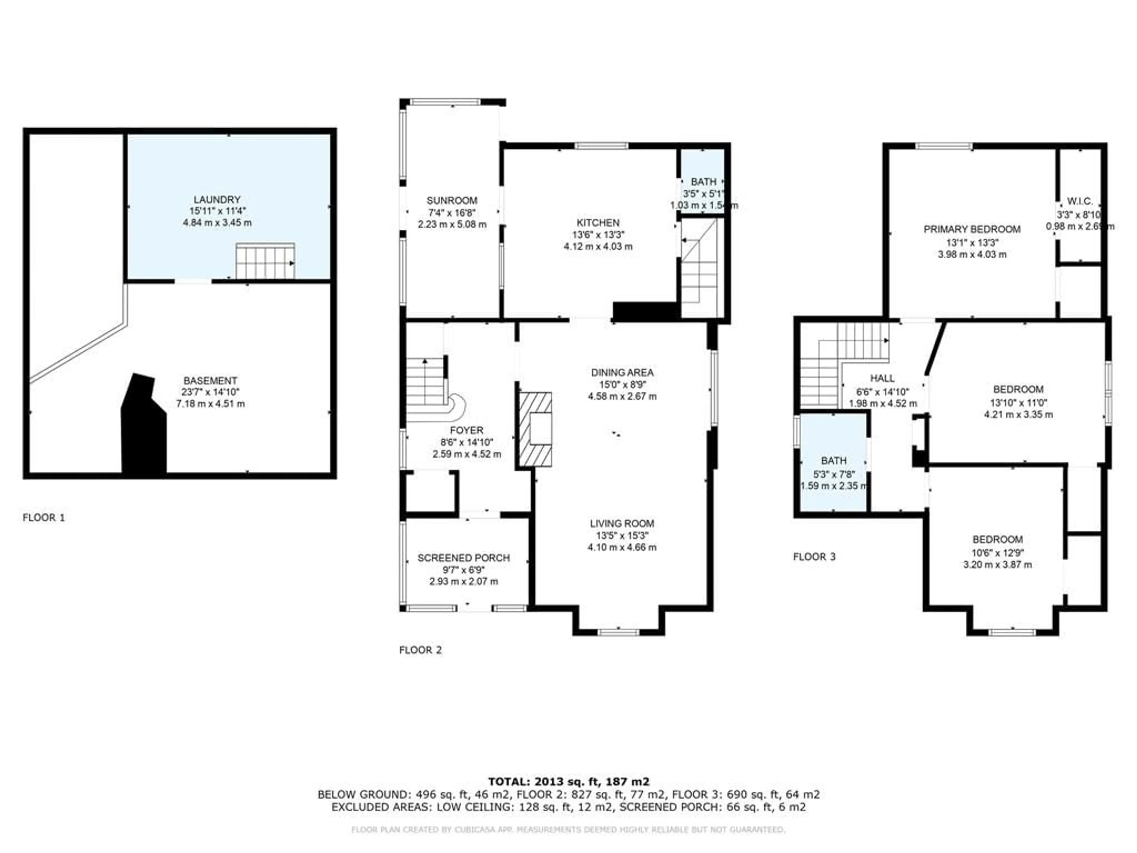 Floor plan for 485 Hannah St, Midland Ontario L4R 2G8