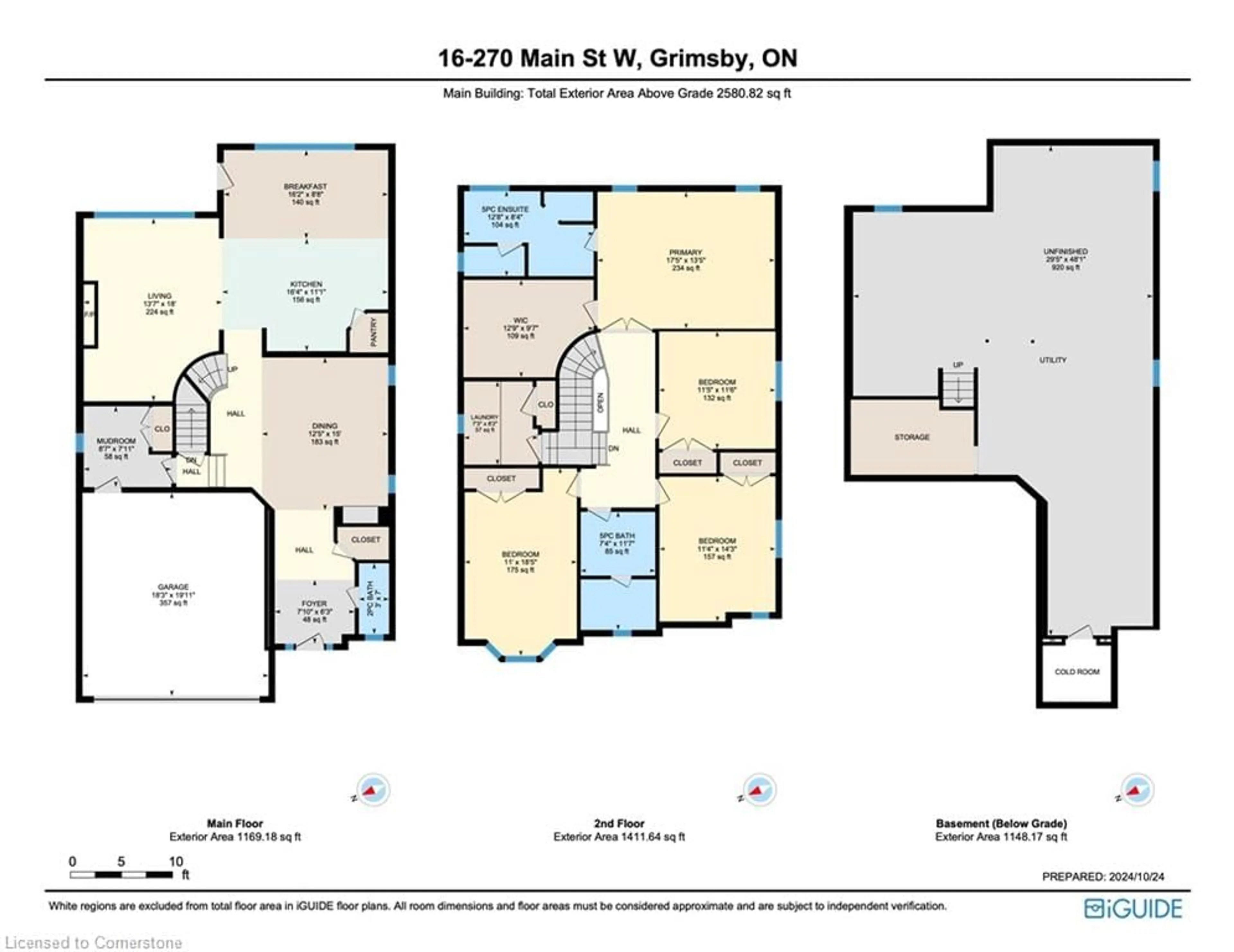 Floor plan for 270 Main St #16, Grimsby Ontario L3M 0B3