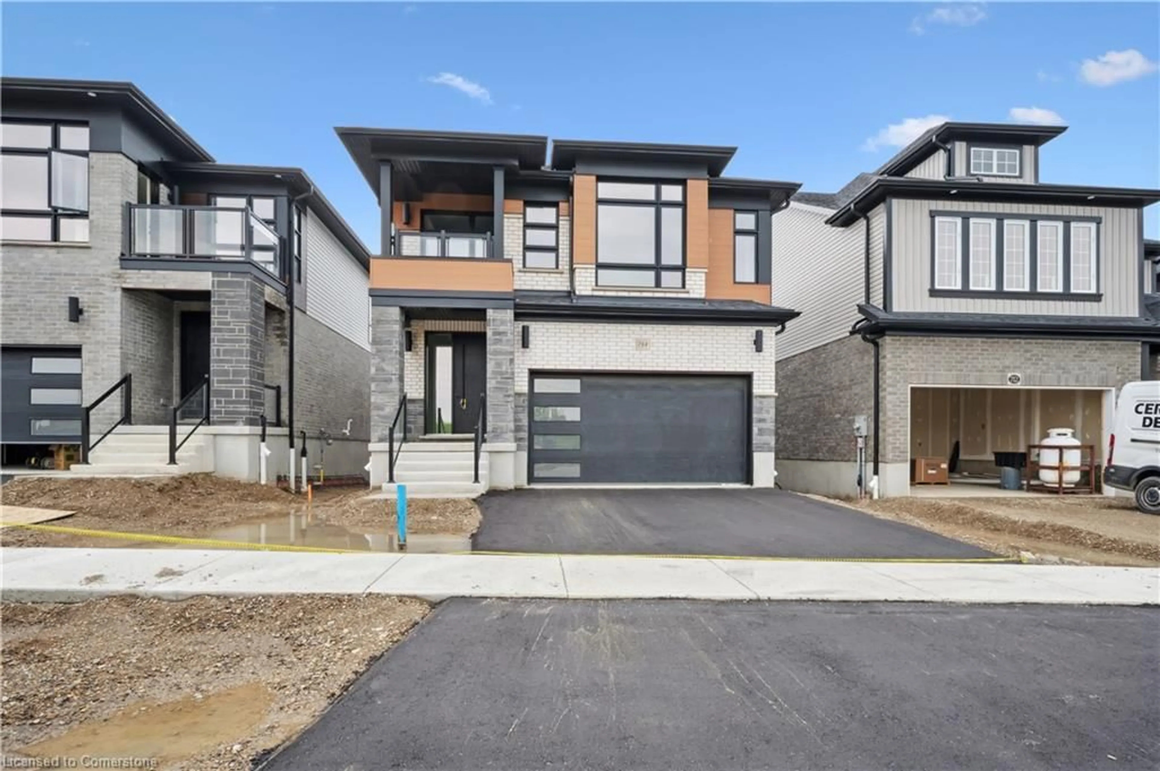 Home with brick exterior material, street for 714 Autumn Willow Dr, Waterloo Ontario N2V 0E3