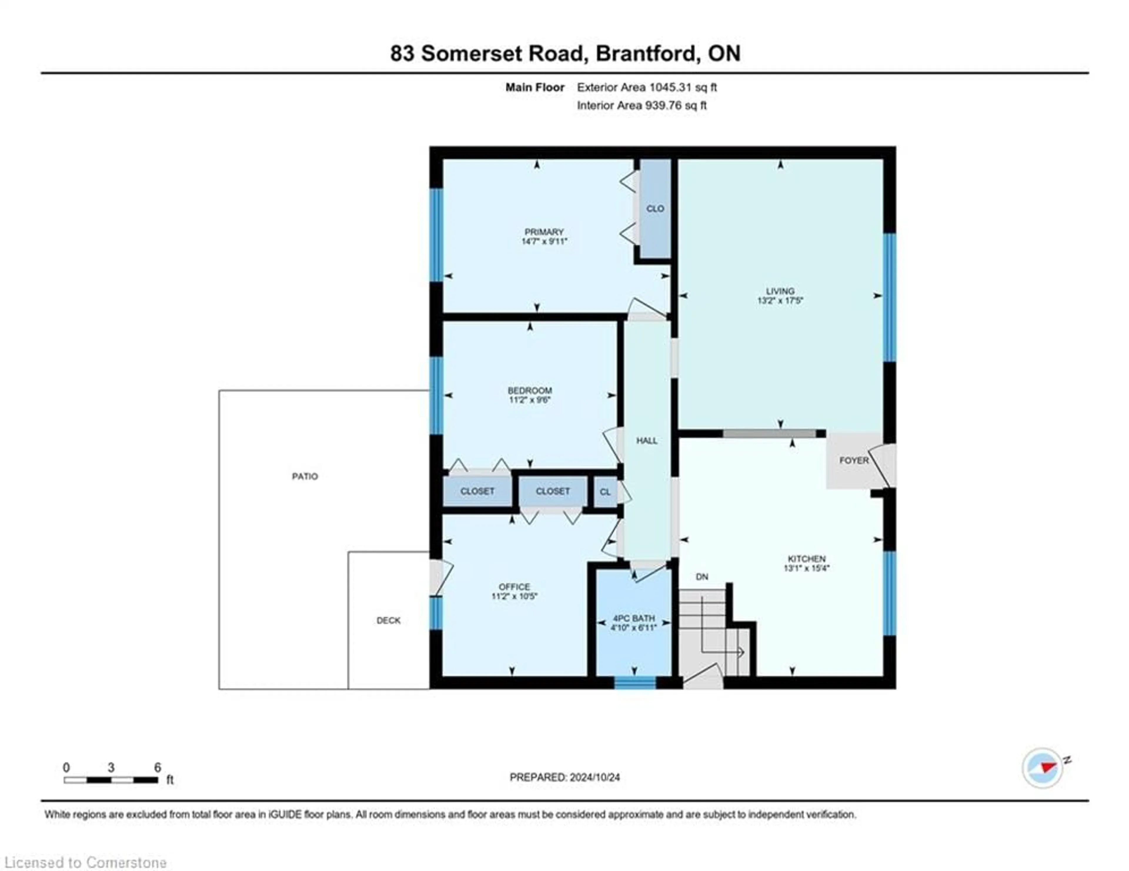 Floor plan for 83 Somerset Rd, Brantford Ontario N3R 5A3