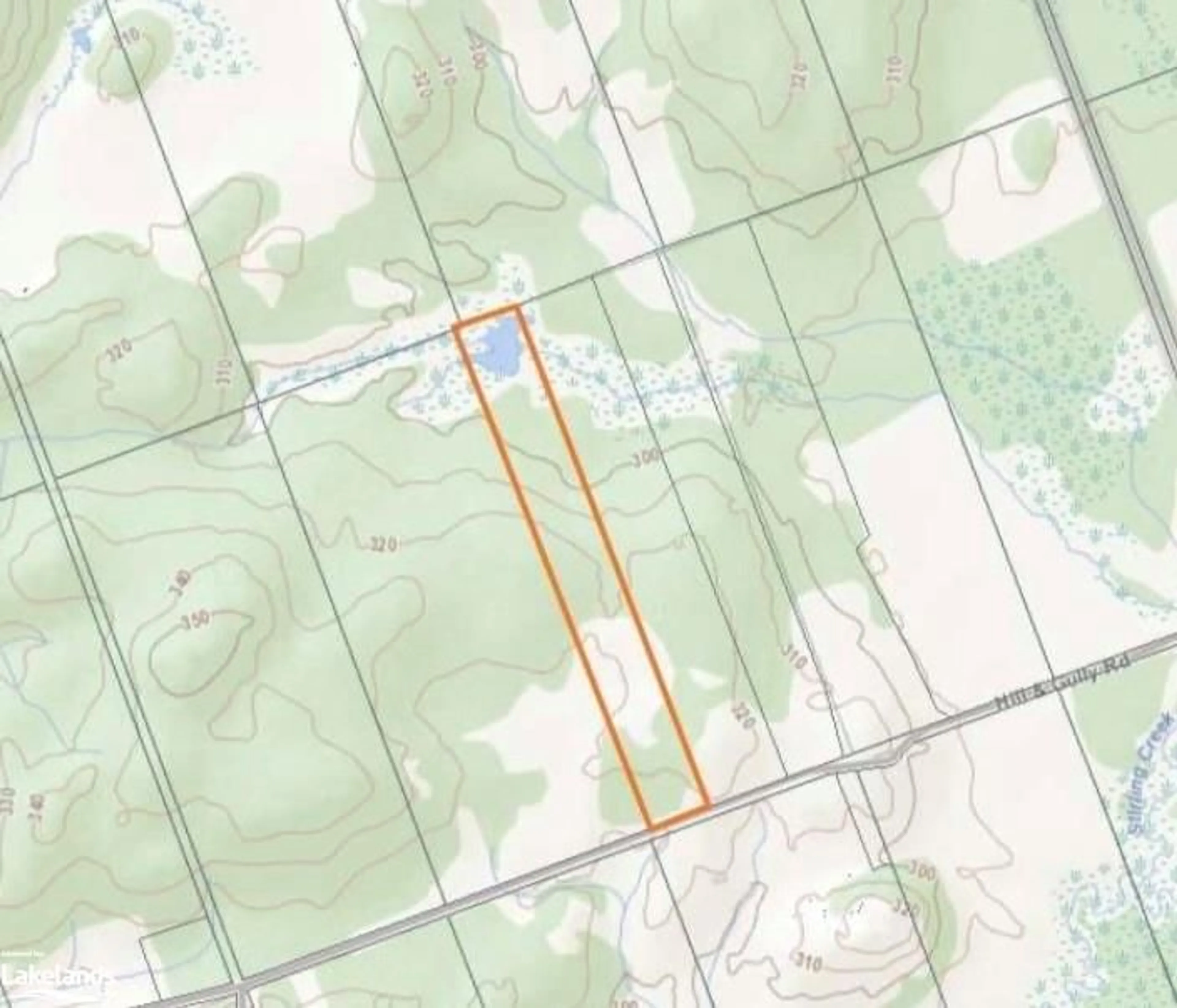 Picture of a map for LOT 1 Hill And Gully Rd, Burk's Falls Ontario P0A 1C0