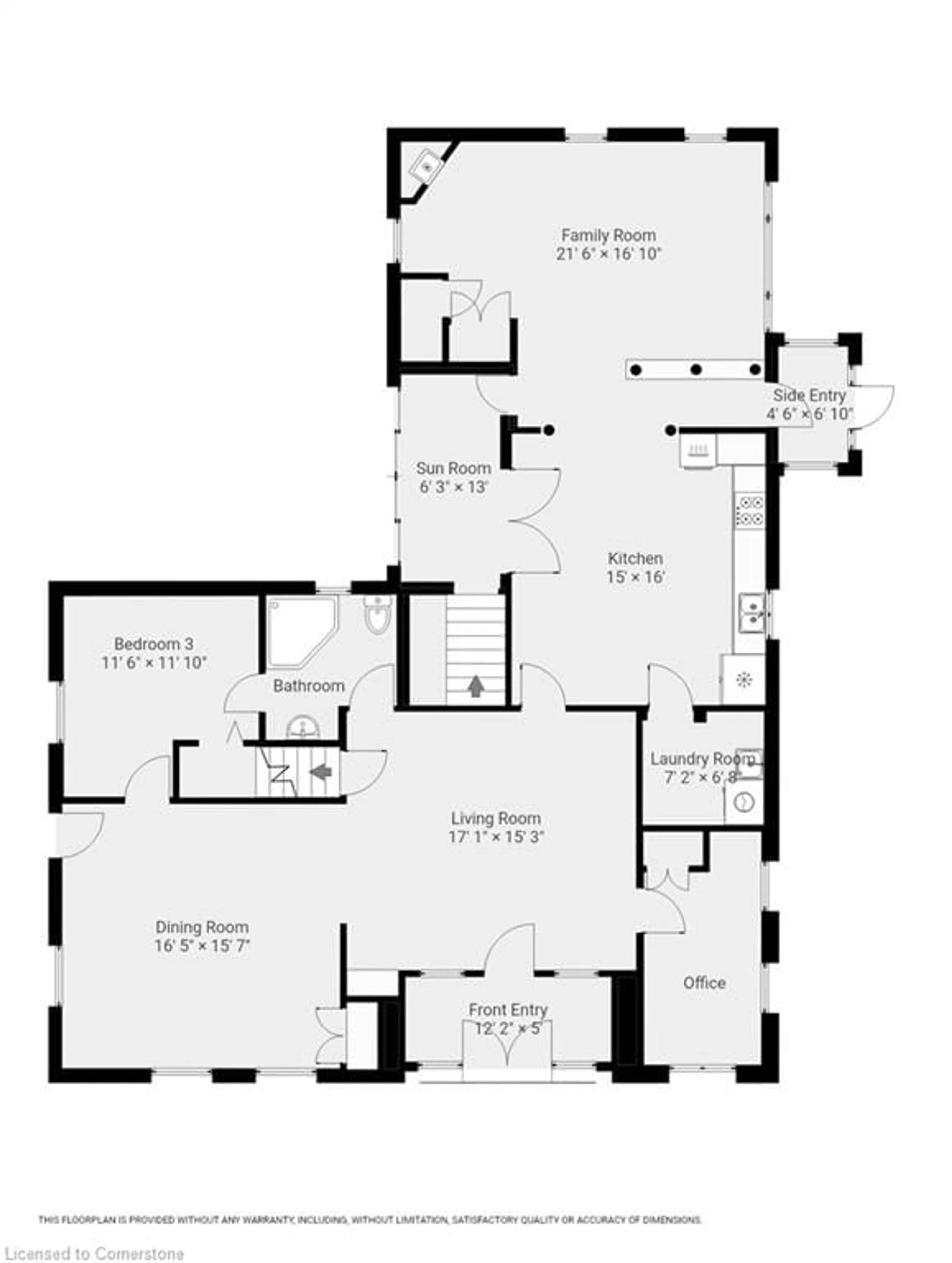 Floor plan for 152 Confederation St, Glen Williams Ontario L7G 4S8