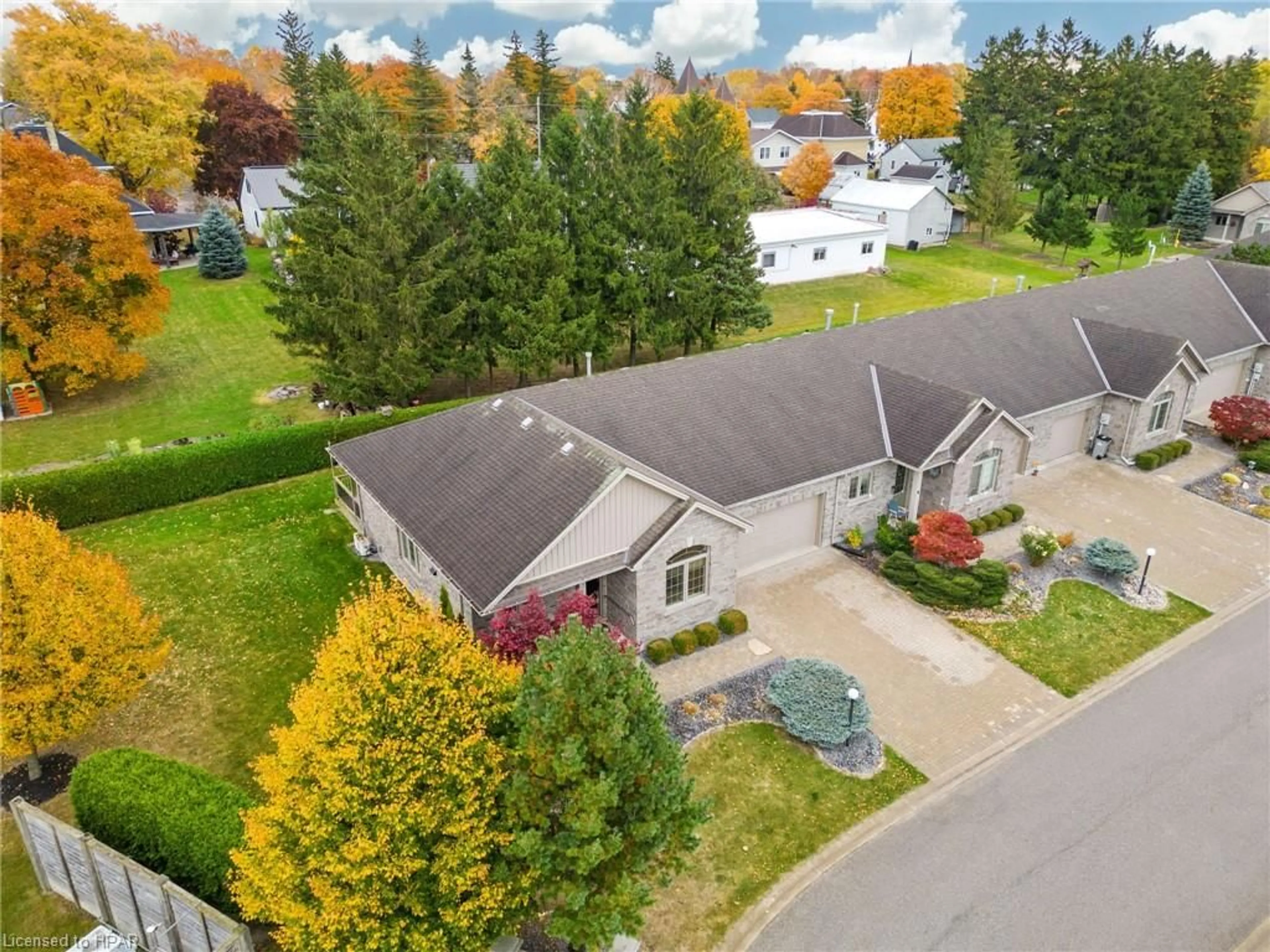 Frontside or backside of a home, the fenced backyard for 4 Conrad Dr, Zurich Ontario N0M 2T0