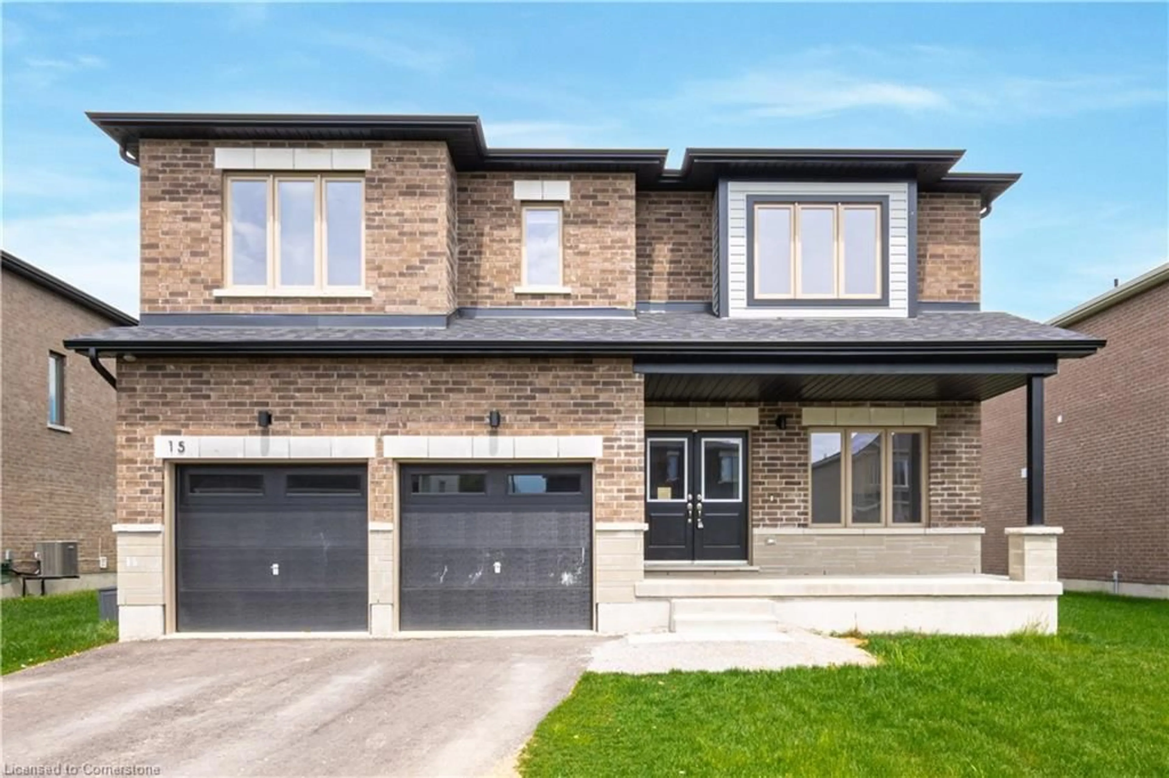 Home with brick exterior material for 15 Bird Street, Simcoe Ontario N3Y 0G8