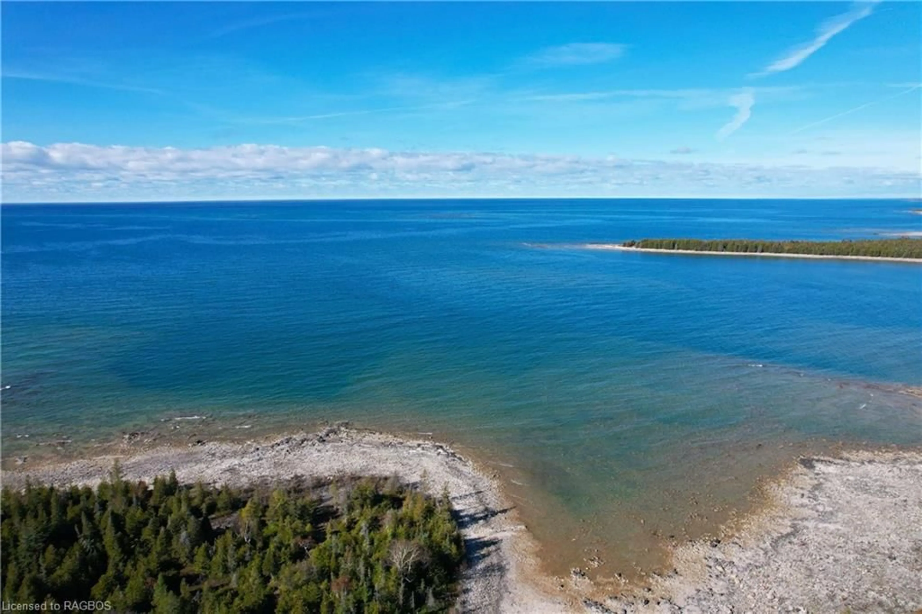 A pic from exterior of the house or condo, the view of lake or river for 38 Greenough Point Rd, Stokes Bay Ontario N0H 1Z0