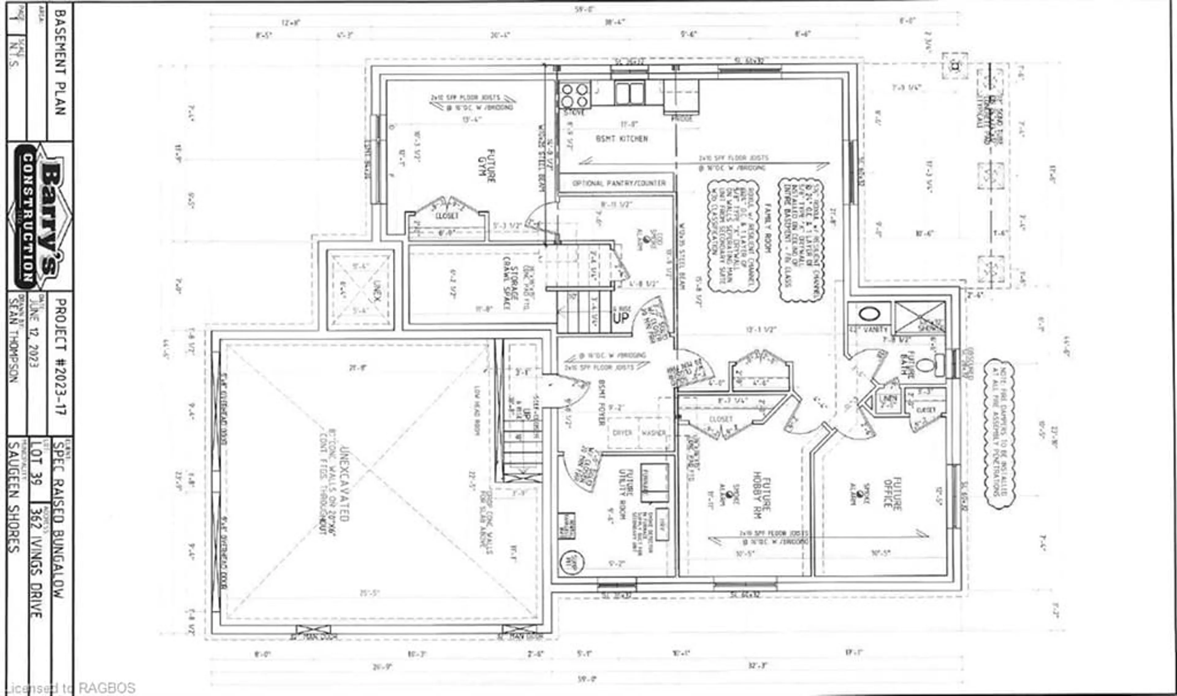 Floor plan for 362 Ivings Dr, Port Elgin Ontario N0H 2C1