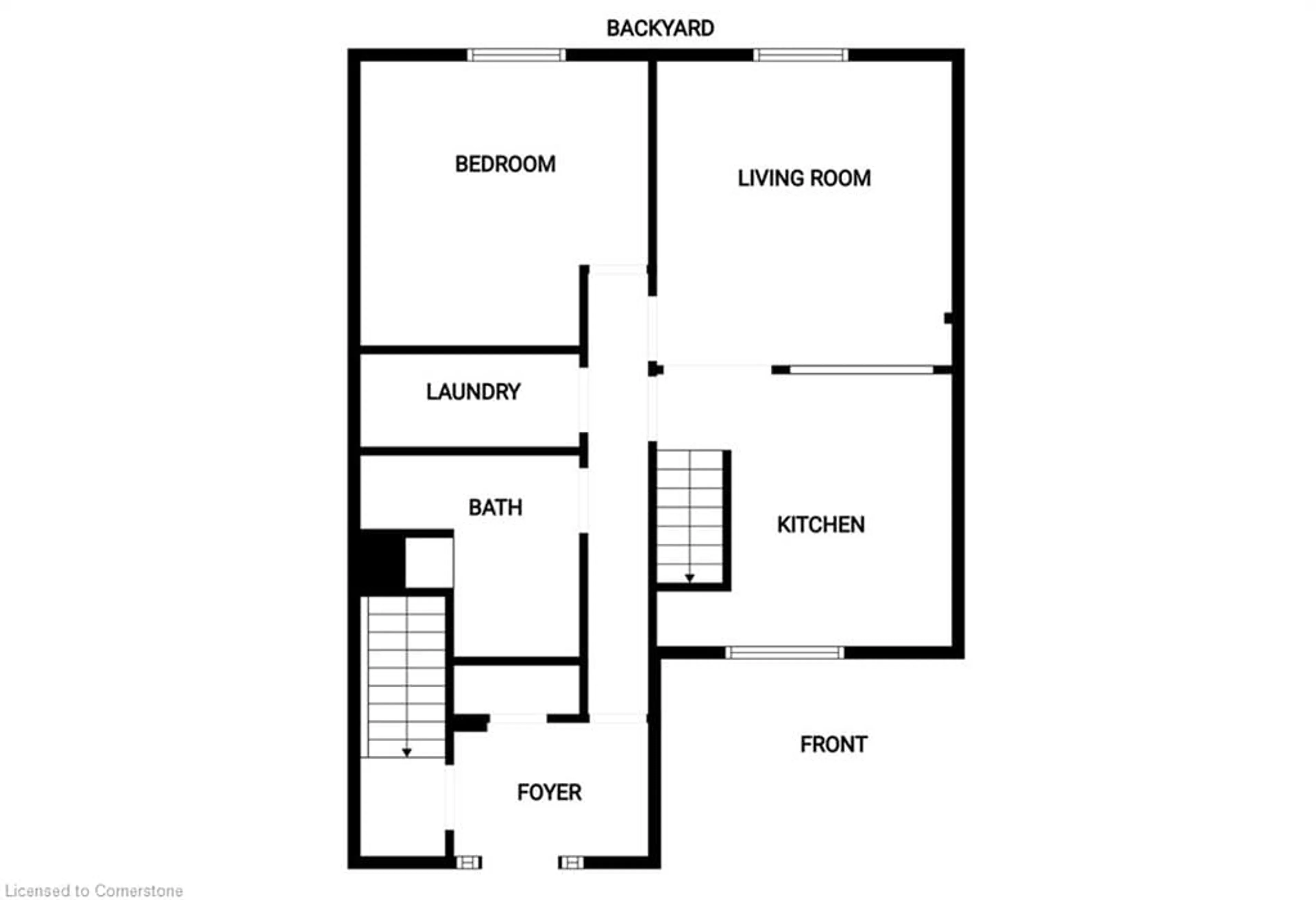 Floor plan for 35 Dundas St, Brantford Ontario N3R 1R6