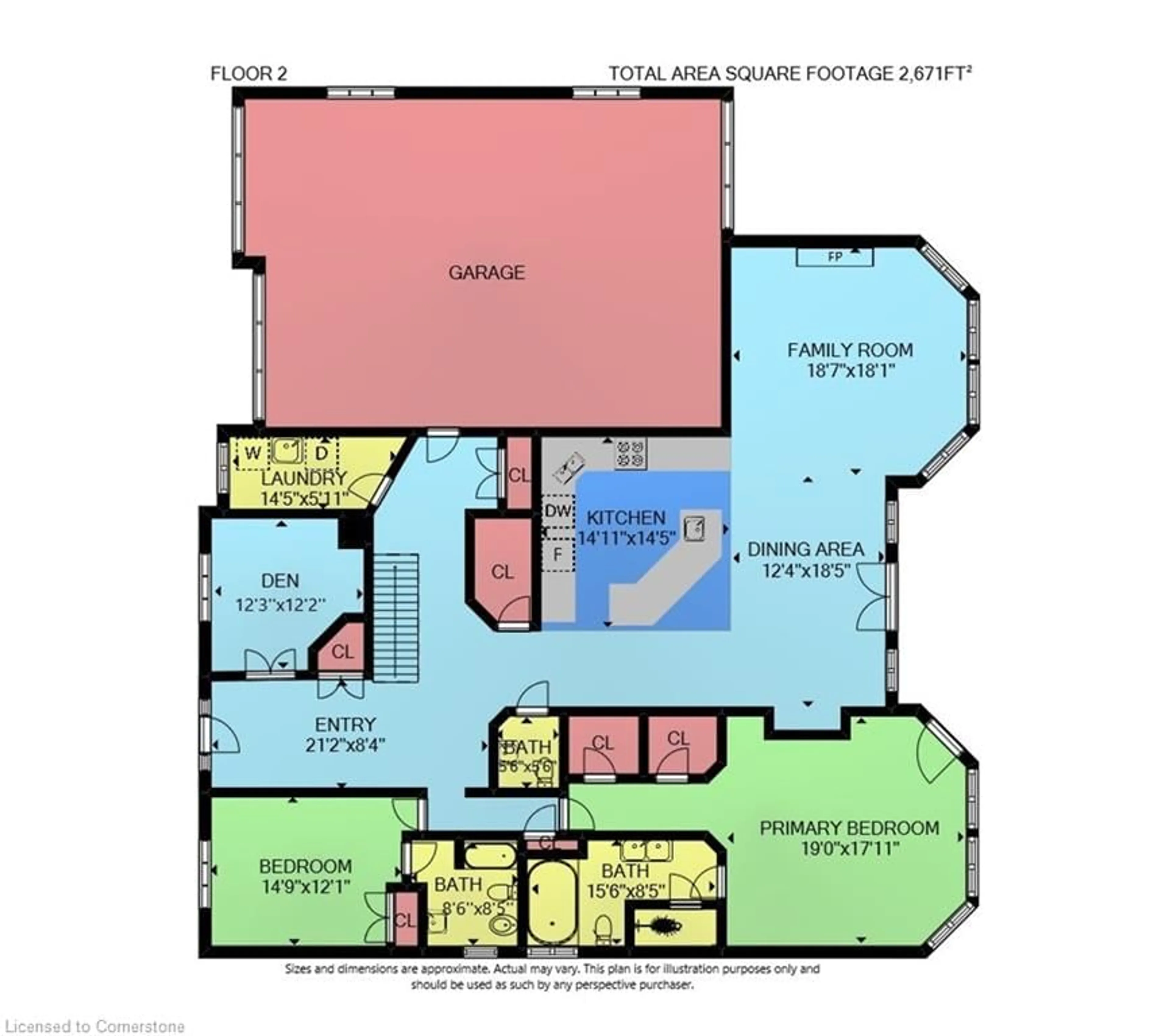 Floor plan for 1291 Hwy 8, Stoney Creek Ontario L8E 5K5