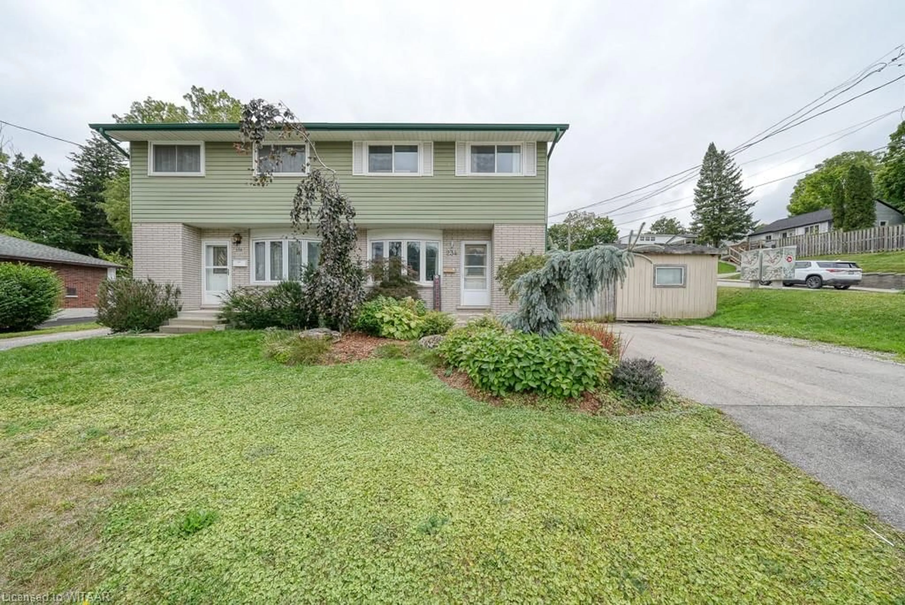 Frontside or backside of a home, the street view for 234 Park Row, Woodstock Ontario N4S 1W3