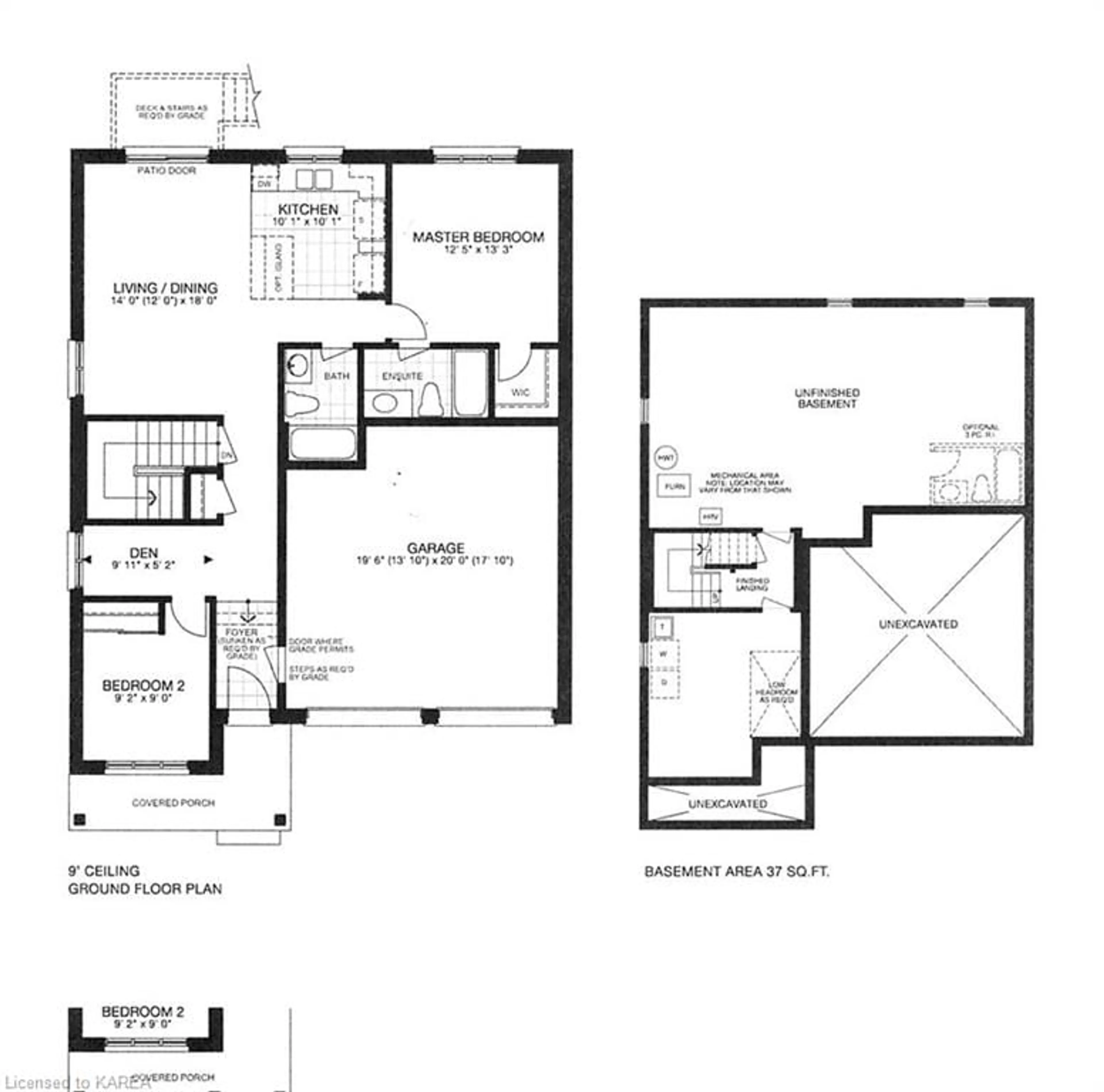 Floor plan for 46 Oakmont Dr, Bath Ontario K0H 1G0