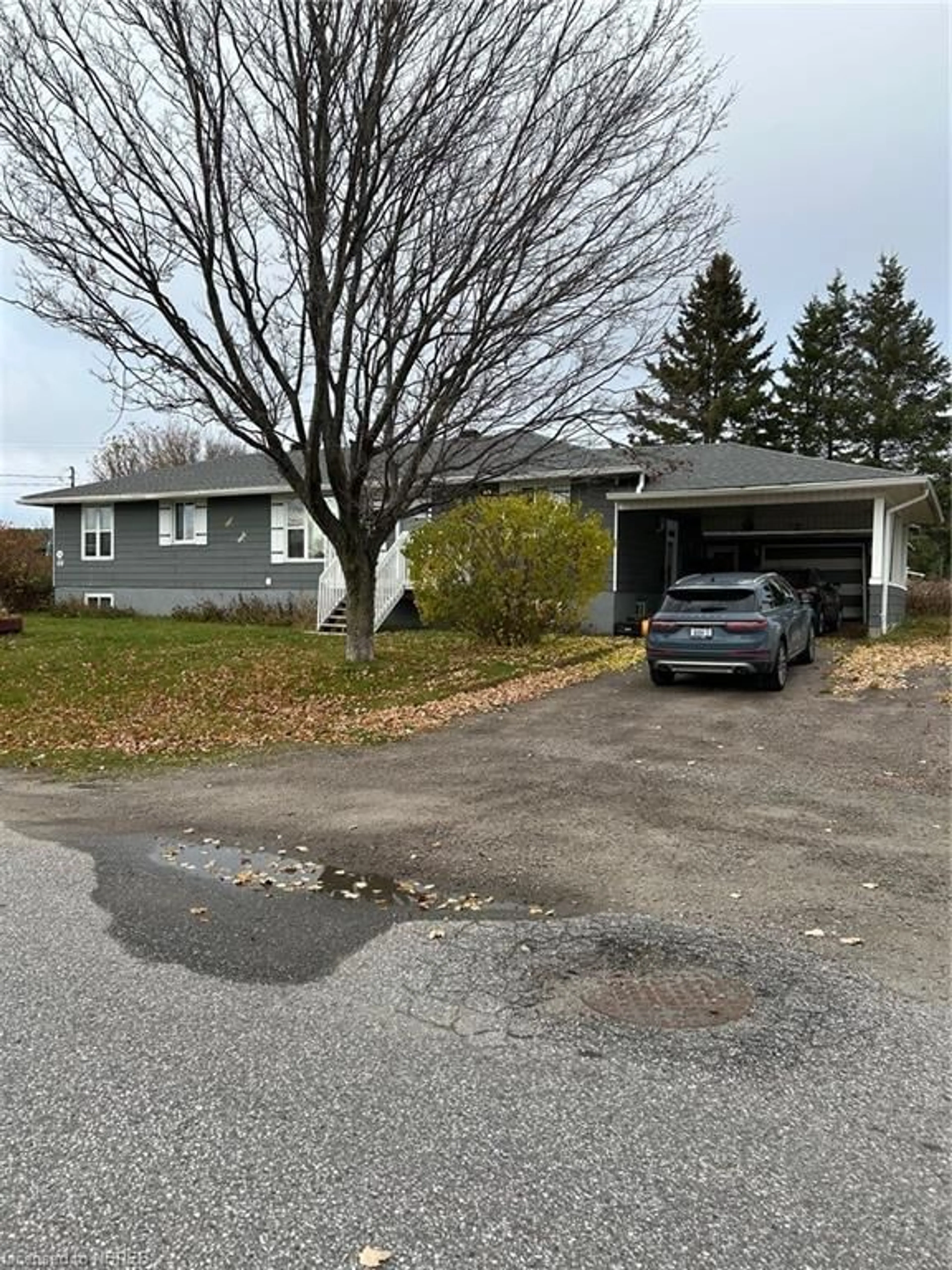 Frontside or backside of a home, the street view for 19 Piette St, Verner Ontario P0H 2M0