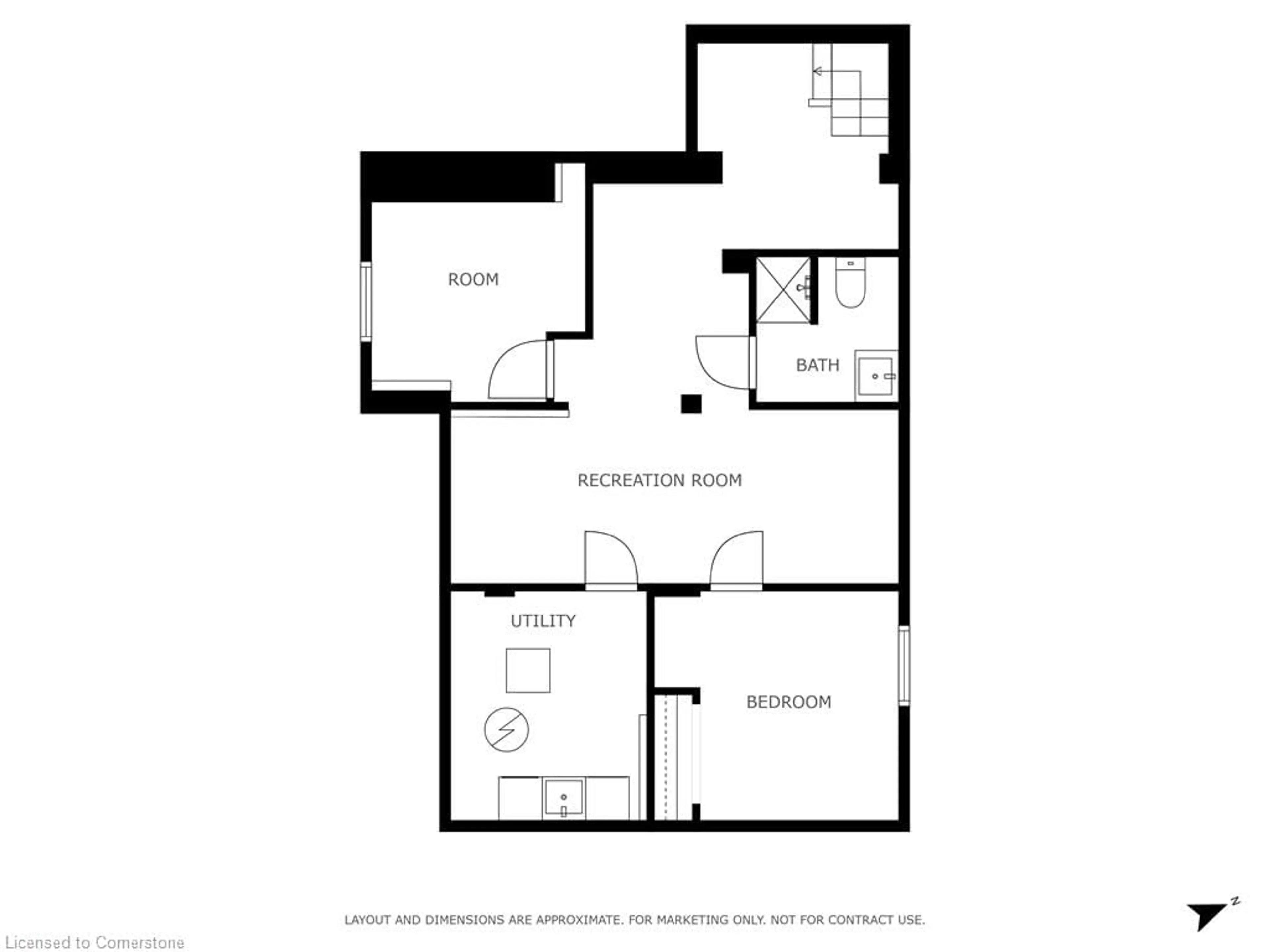 Floor plan for 642 West 5th St, Hamilton Ontario L9C 3R2