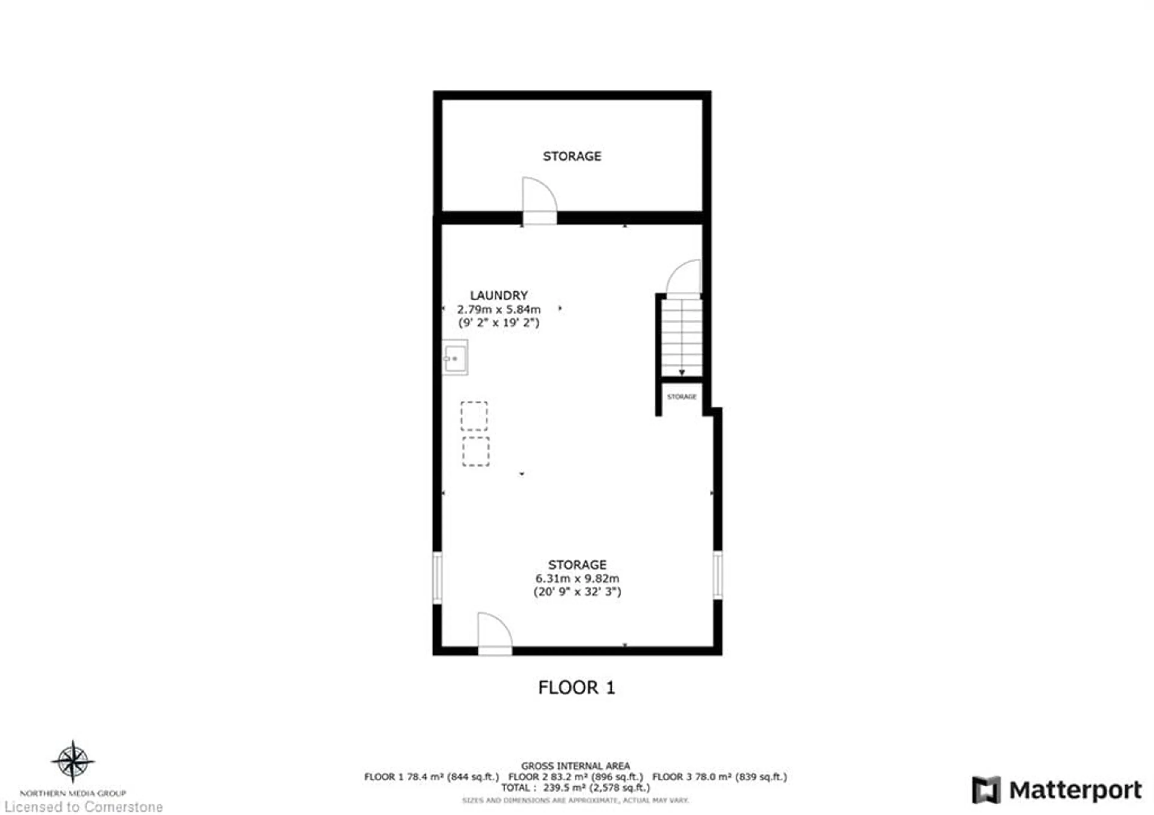 Floor plan for 100 Park Row Row, Hamilton Ontario L8H 4E6