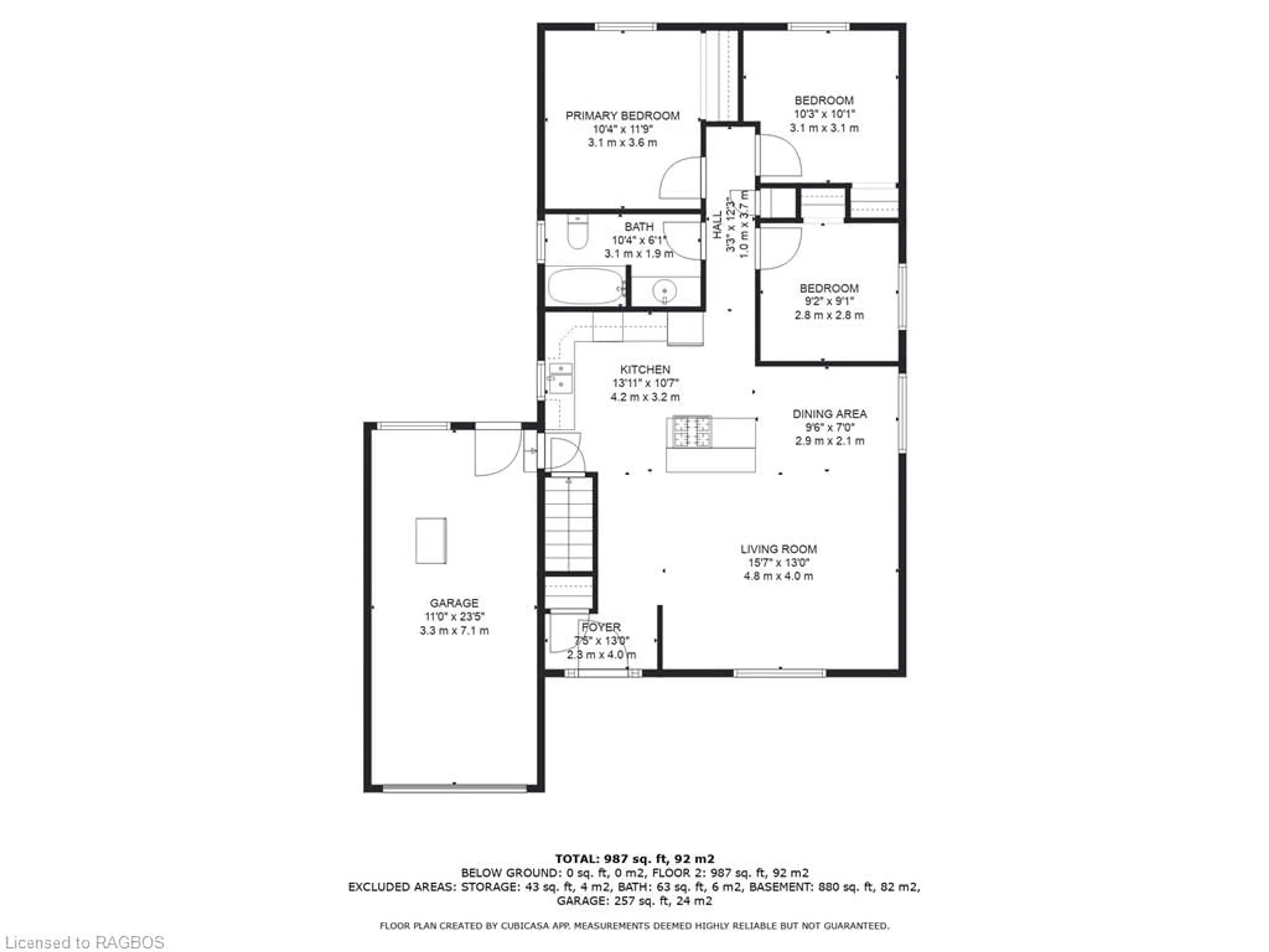 Floor plan for 304 Silverbirch Ave, Mount Forest Ontario N0G 2L1