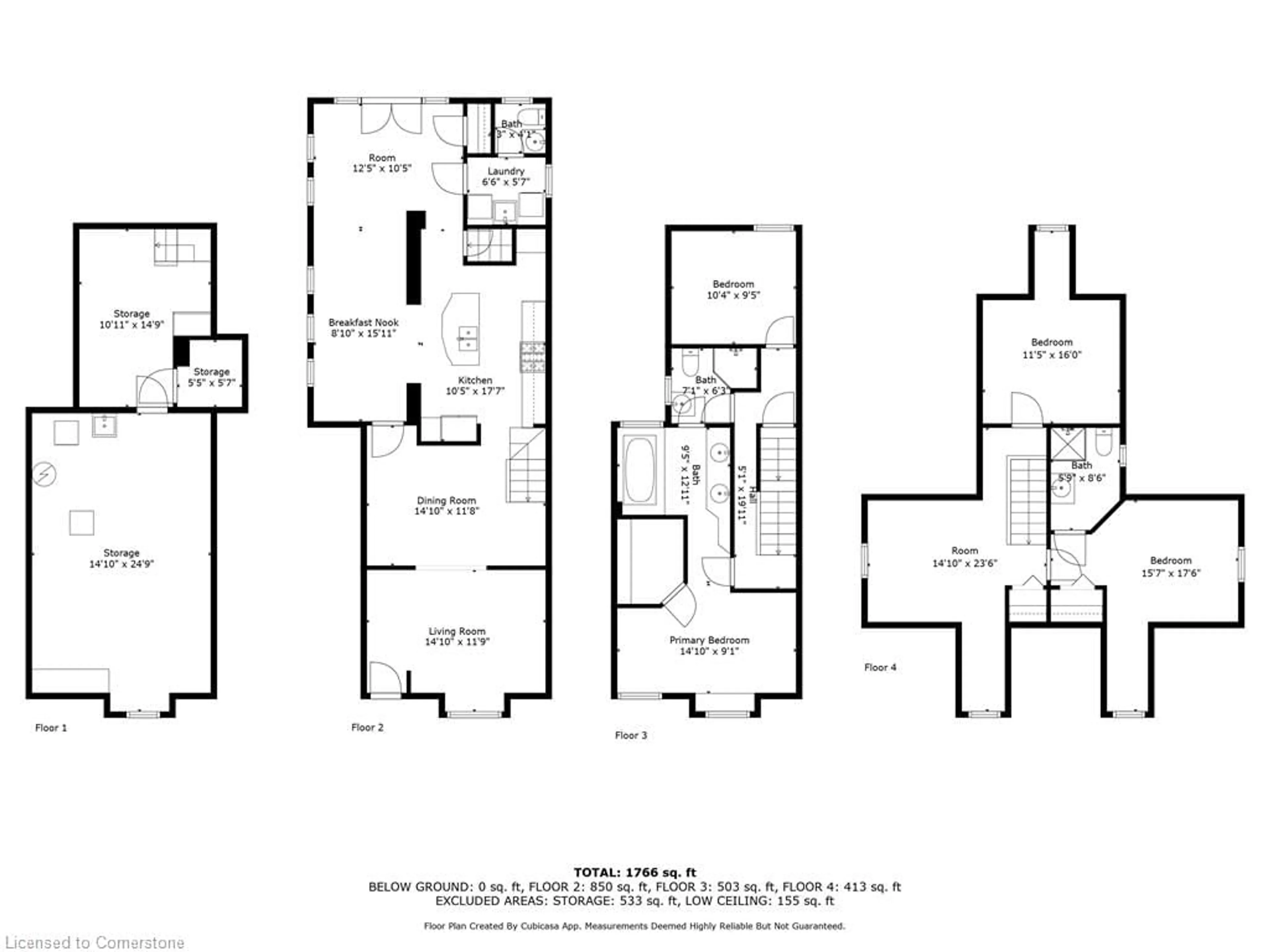 Floor plan for 113/115 Claremont Dr, Hamilton Ontario L9C 3N4